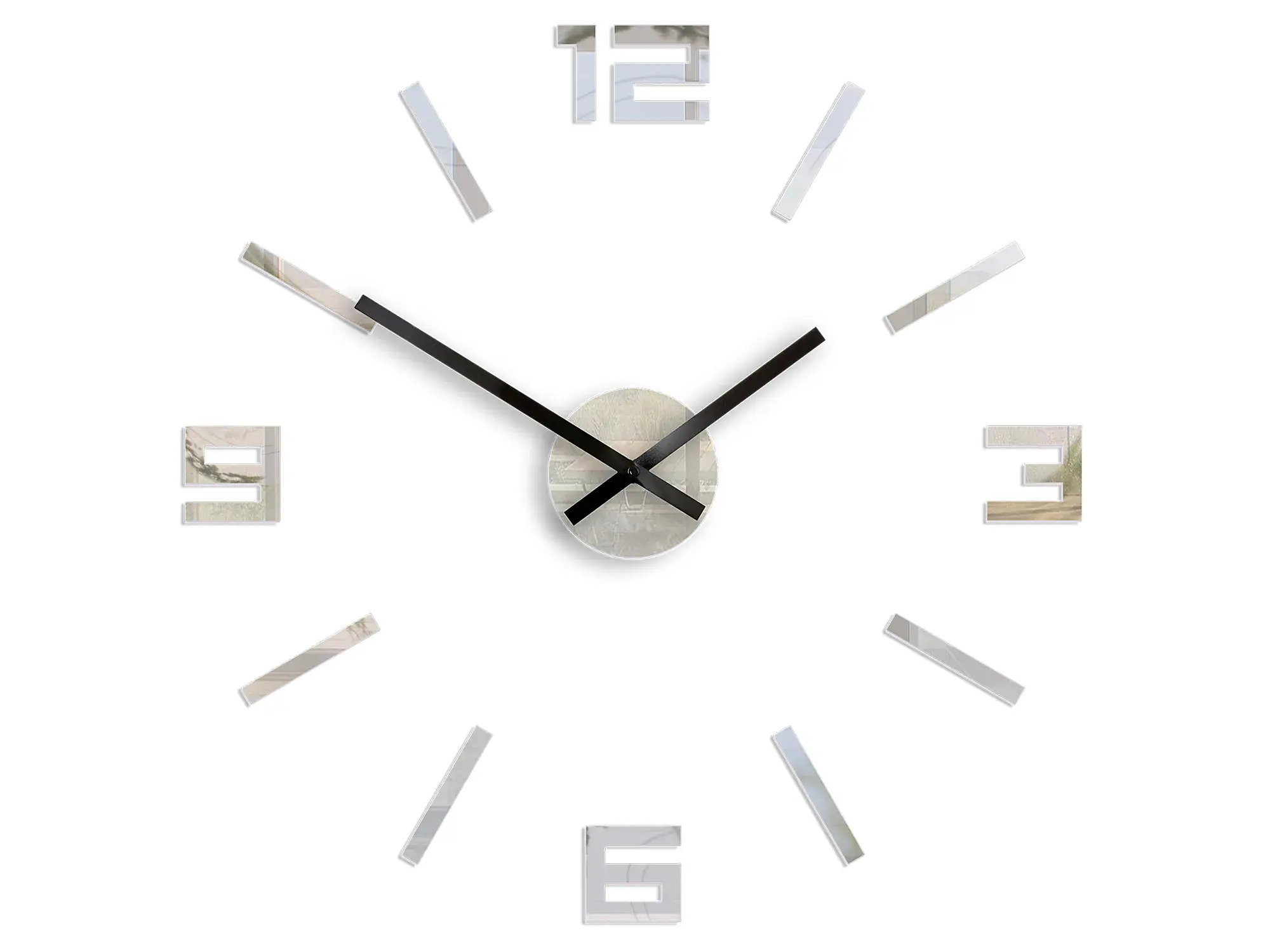 ModernClock 3D nalepovací hodiny Reden zrcadlové