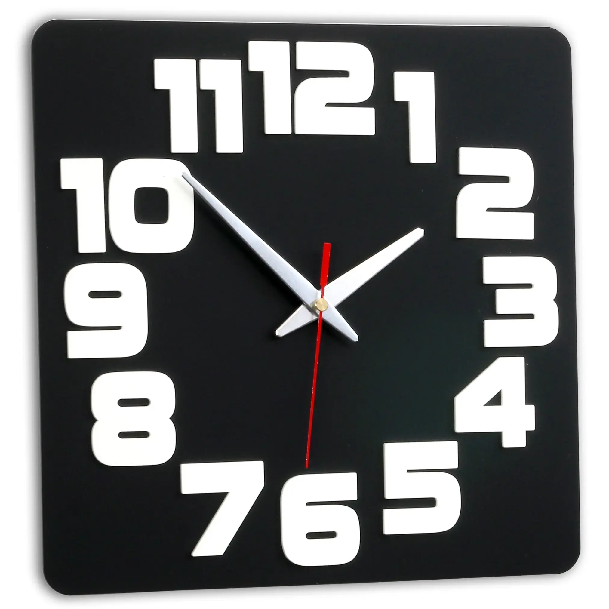 ModernClock Nástěnné hodiny Light Oak hnědé