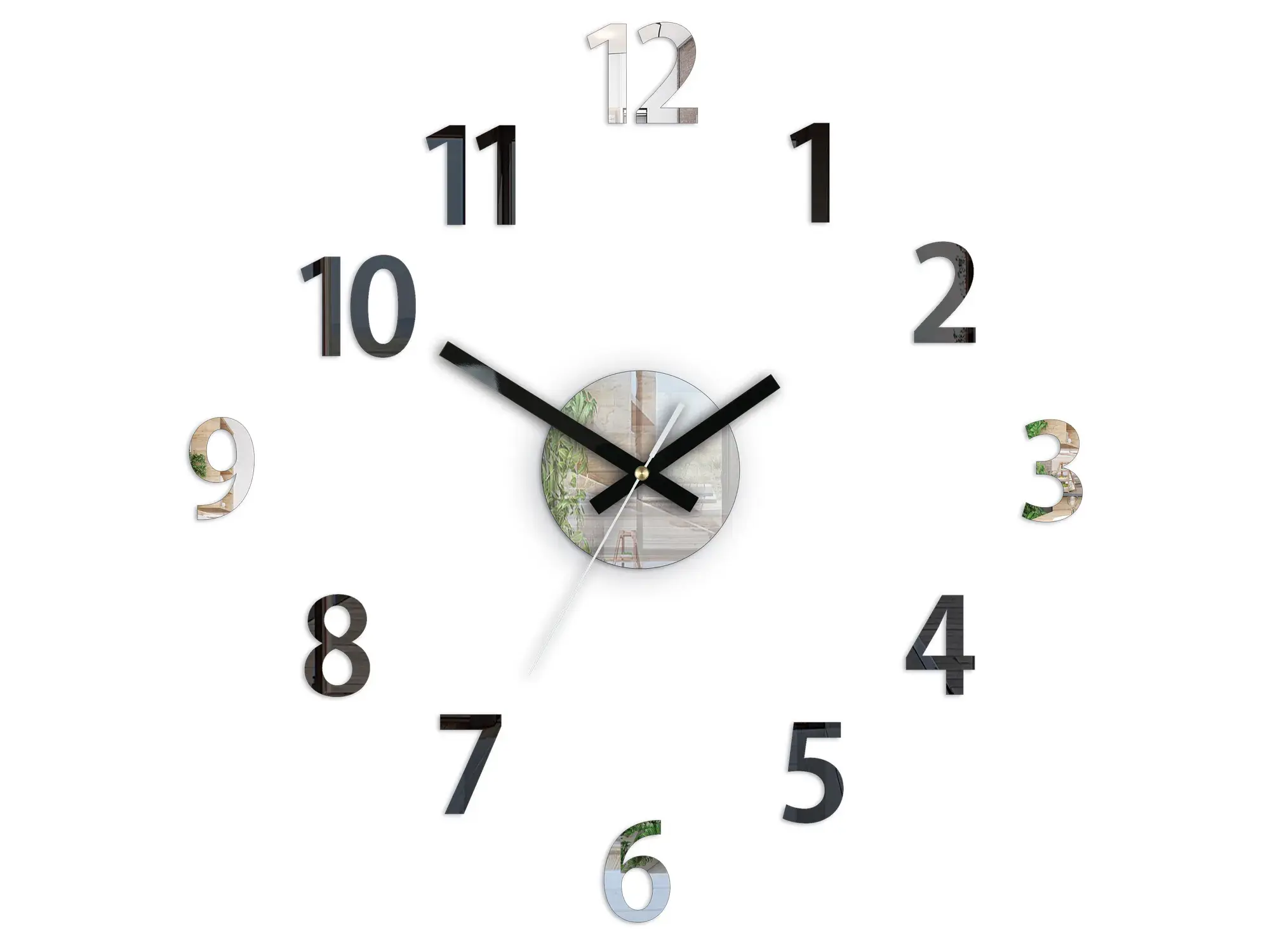 ModernClock Nástěnné hodiny Box černé