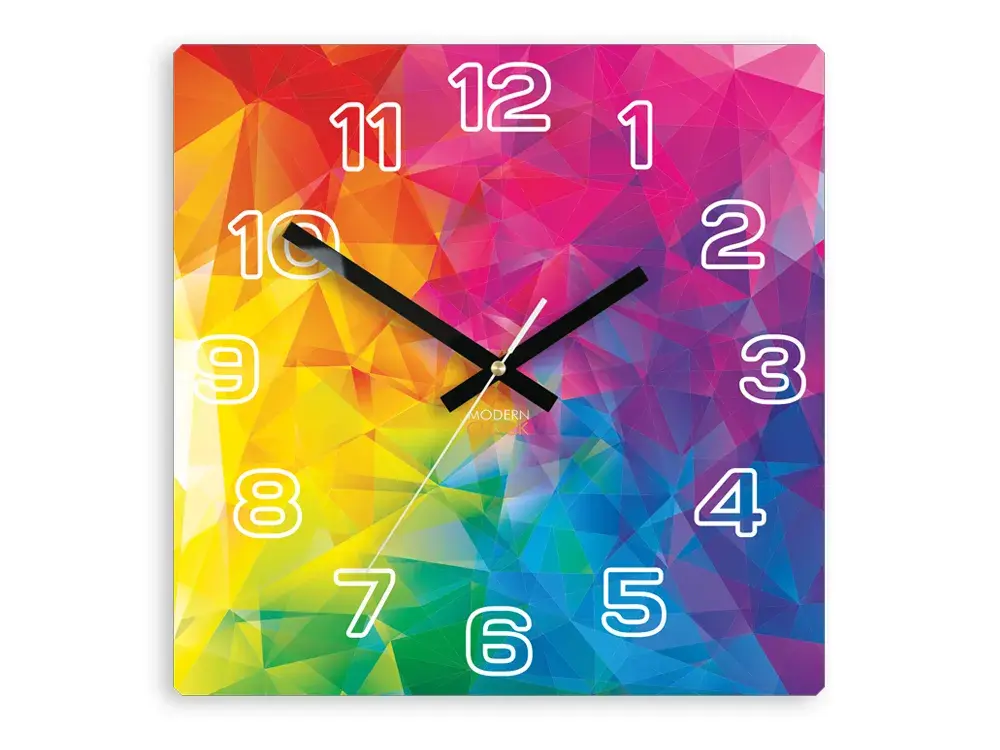 ModernClock Nástěnné hodiny Emotions barevné