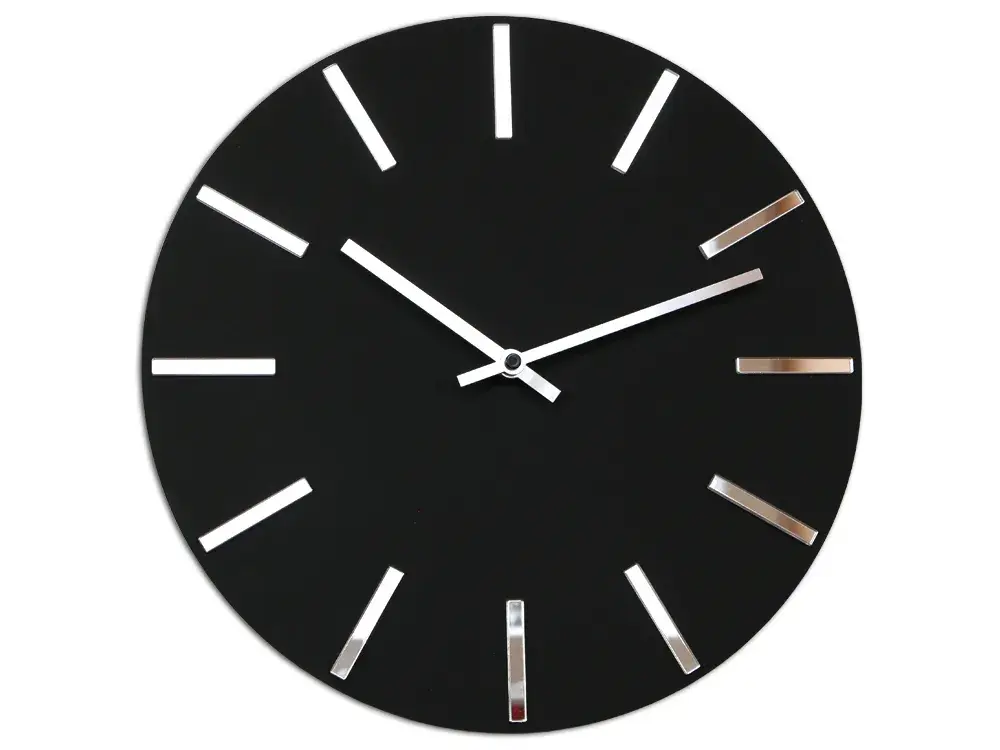 ModernClock Nástěnné hodiny Diamond černé