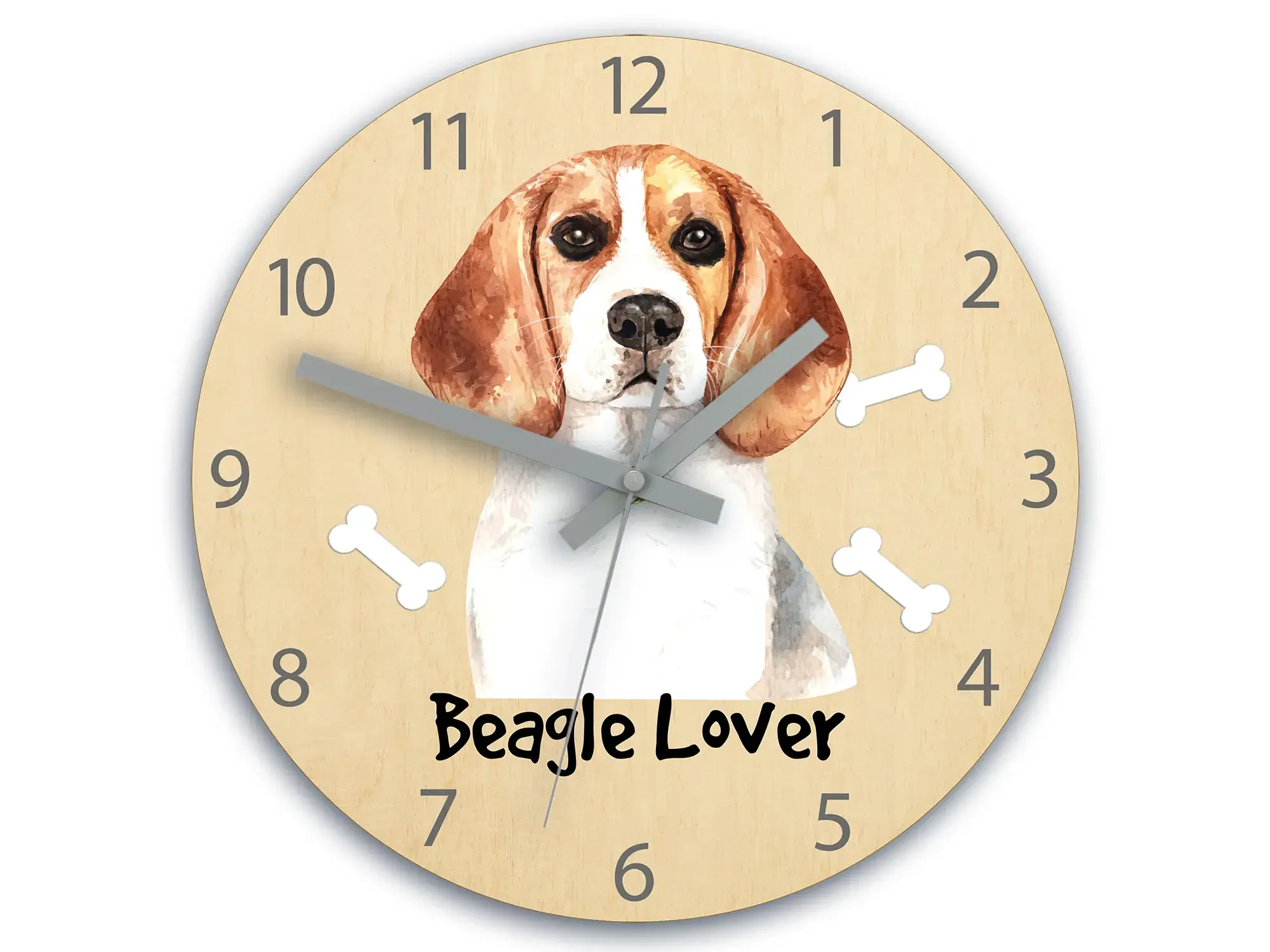 ModernClock Dětské nástěnné hodiny Ami Bígl 30 cm vícebarevné