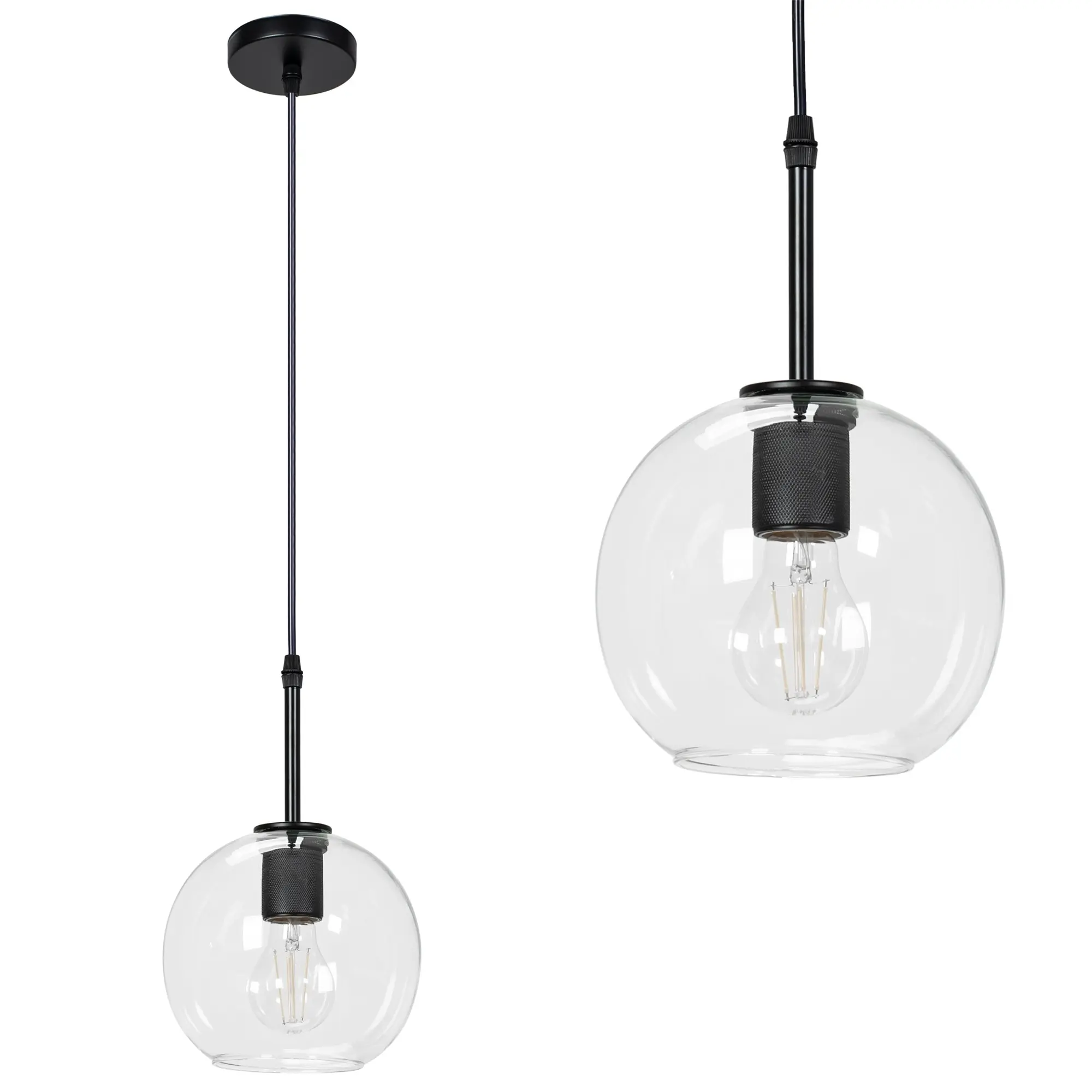 TooLight Závěsná lampa La Belle XX černá
