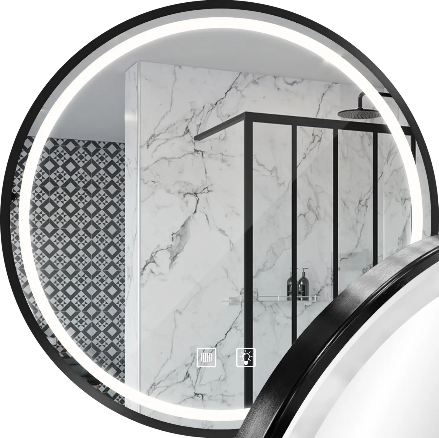 Rea Zrcadlo LED 50cm MMJ Black
