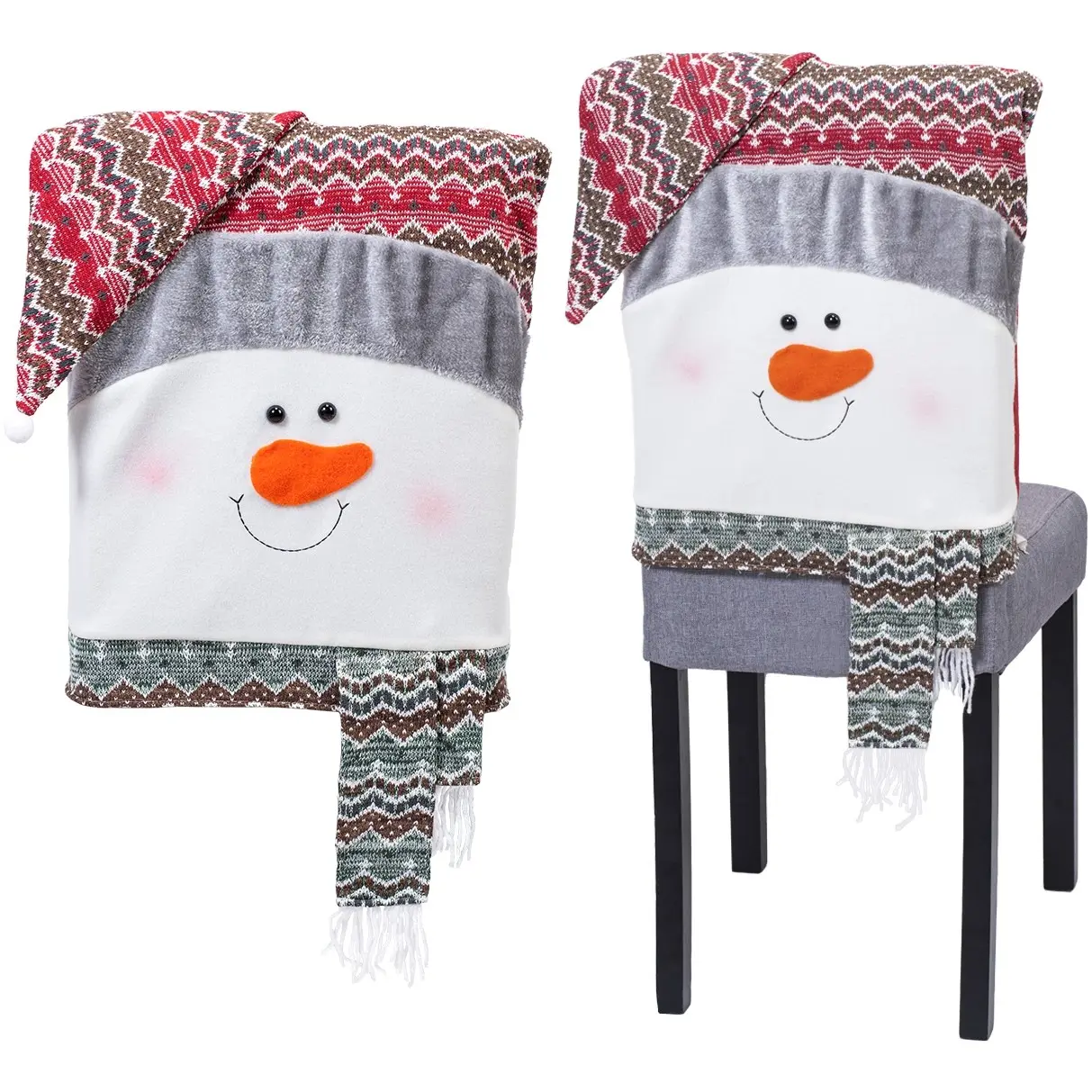 Tutumi Potah na židli Merry Christmas vícebarevný