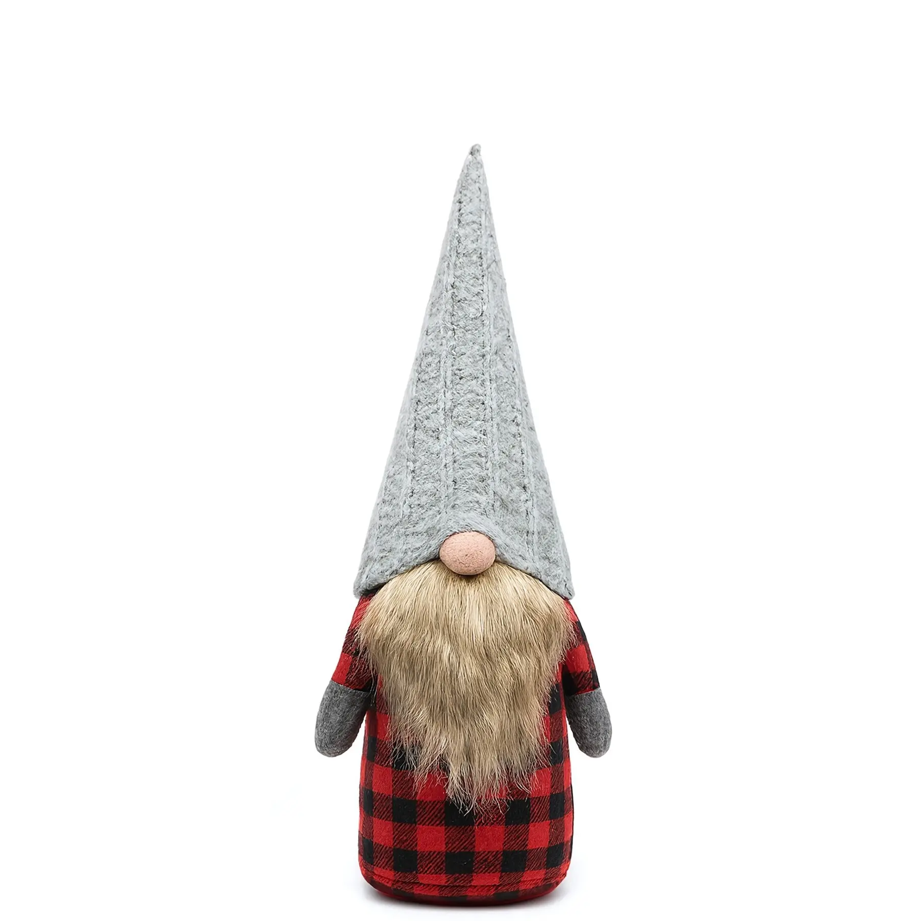 Tutumi Vánoční skřítek ELF 055 - 30 cm červeno-šedý