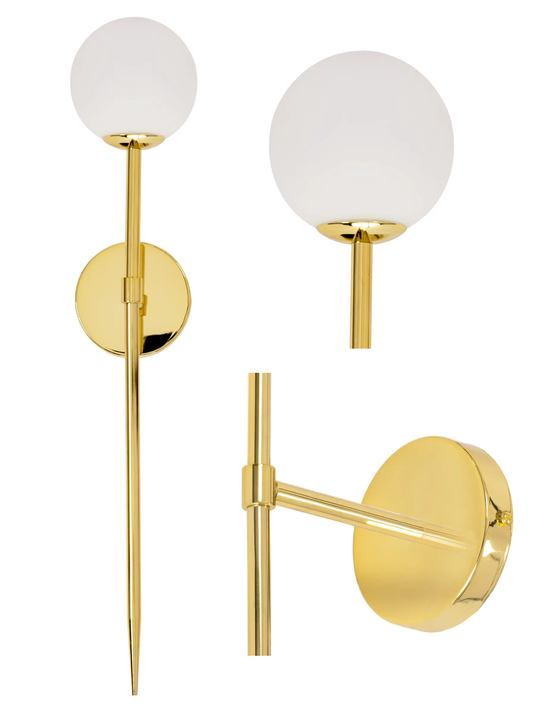 TooLight Nástěnná lampa 52CM APP578-1W zlatá