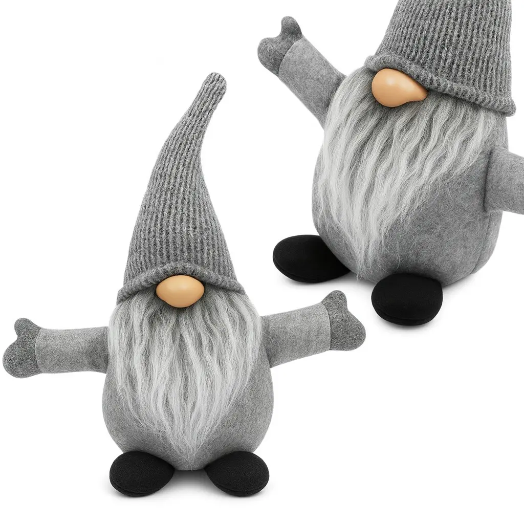 Tutumi Vánoční skřítek ELF 045 - 35 cm šedý