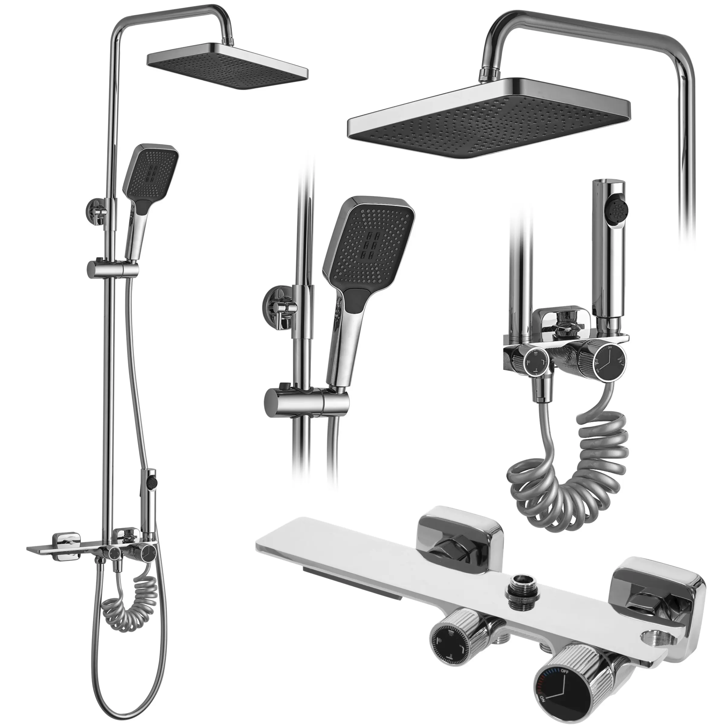 Sprchový set Helix Rea P6620 chrom
