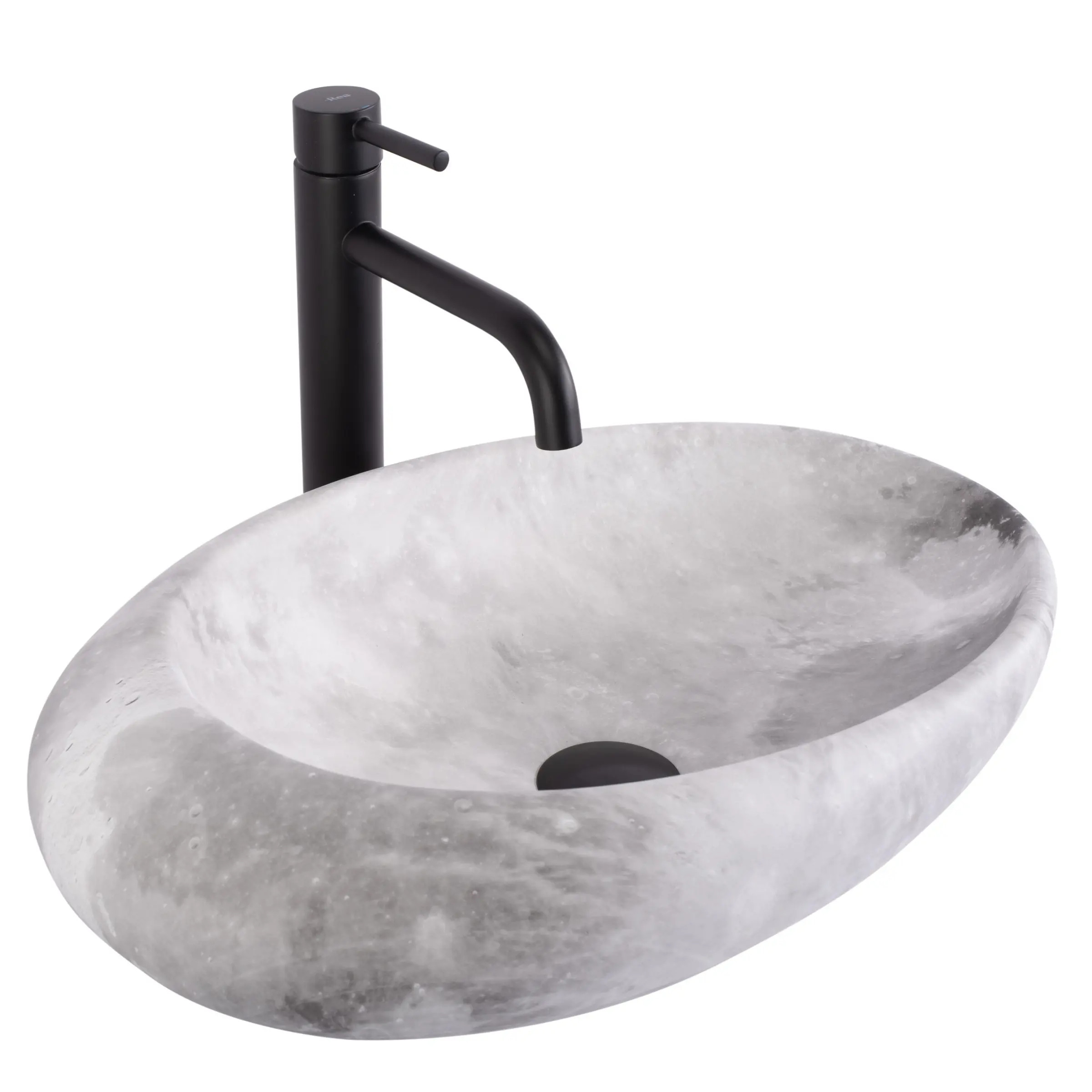 Umyvadlo na desku Roxy Stone Light Grey