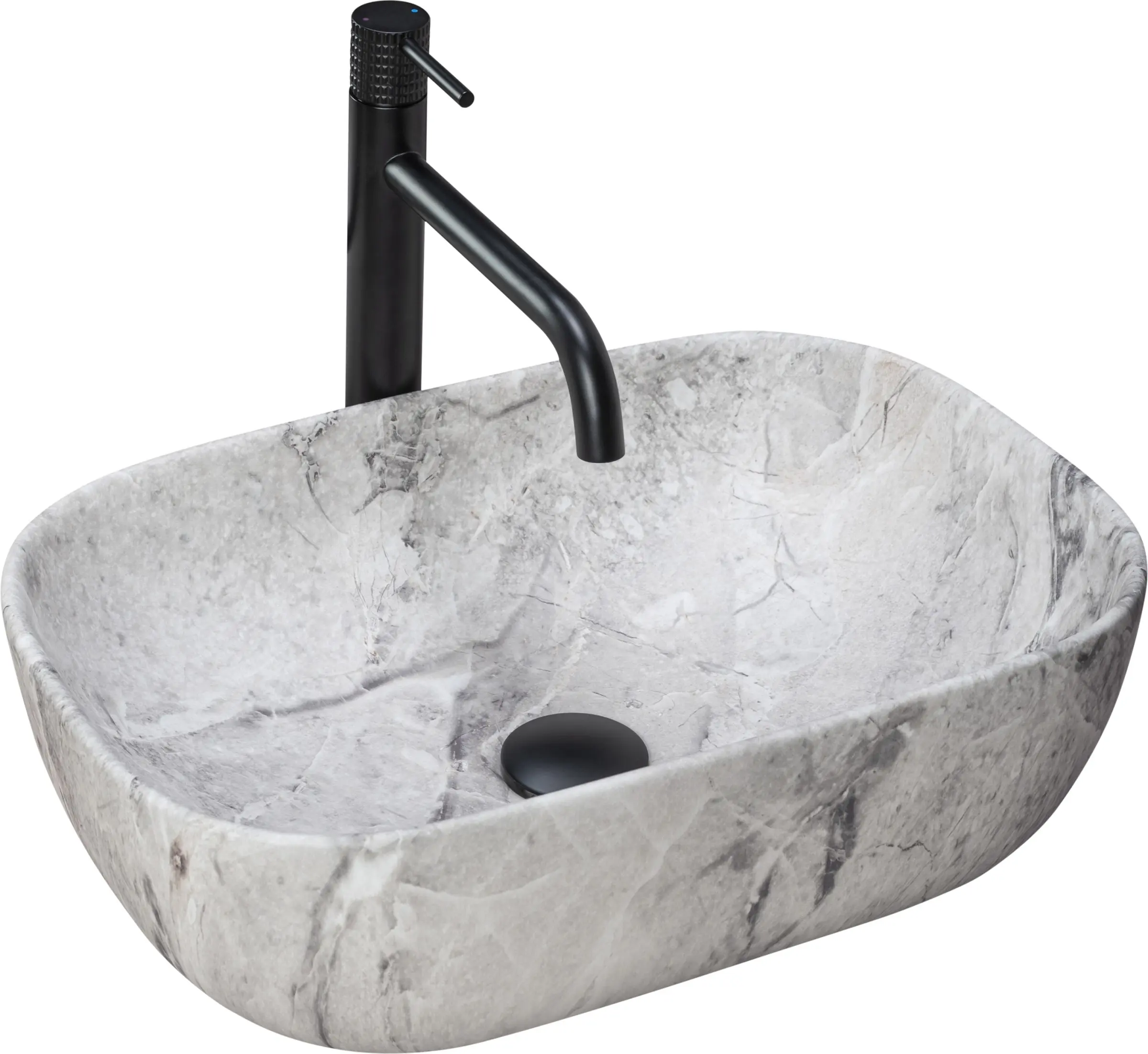Umyvadlo na desku Livia Stone Matt 07RU+REA-U3800