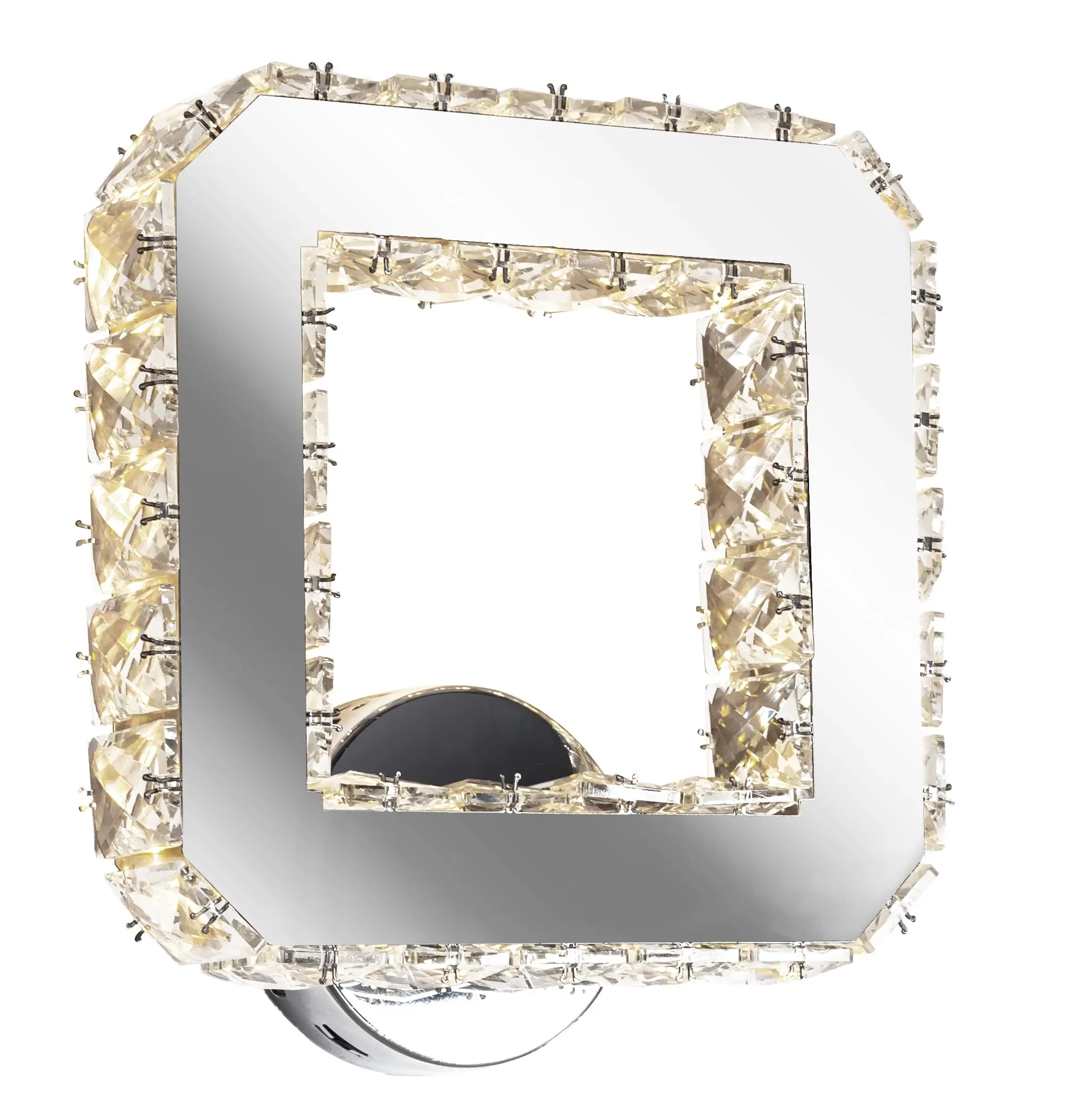 Toolight Nástěnná lampa Crystal Sconce LED Square APP415-W APP416-W Teplá bílá 3000K