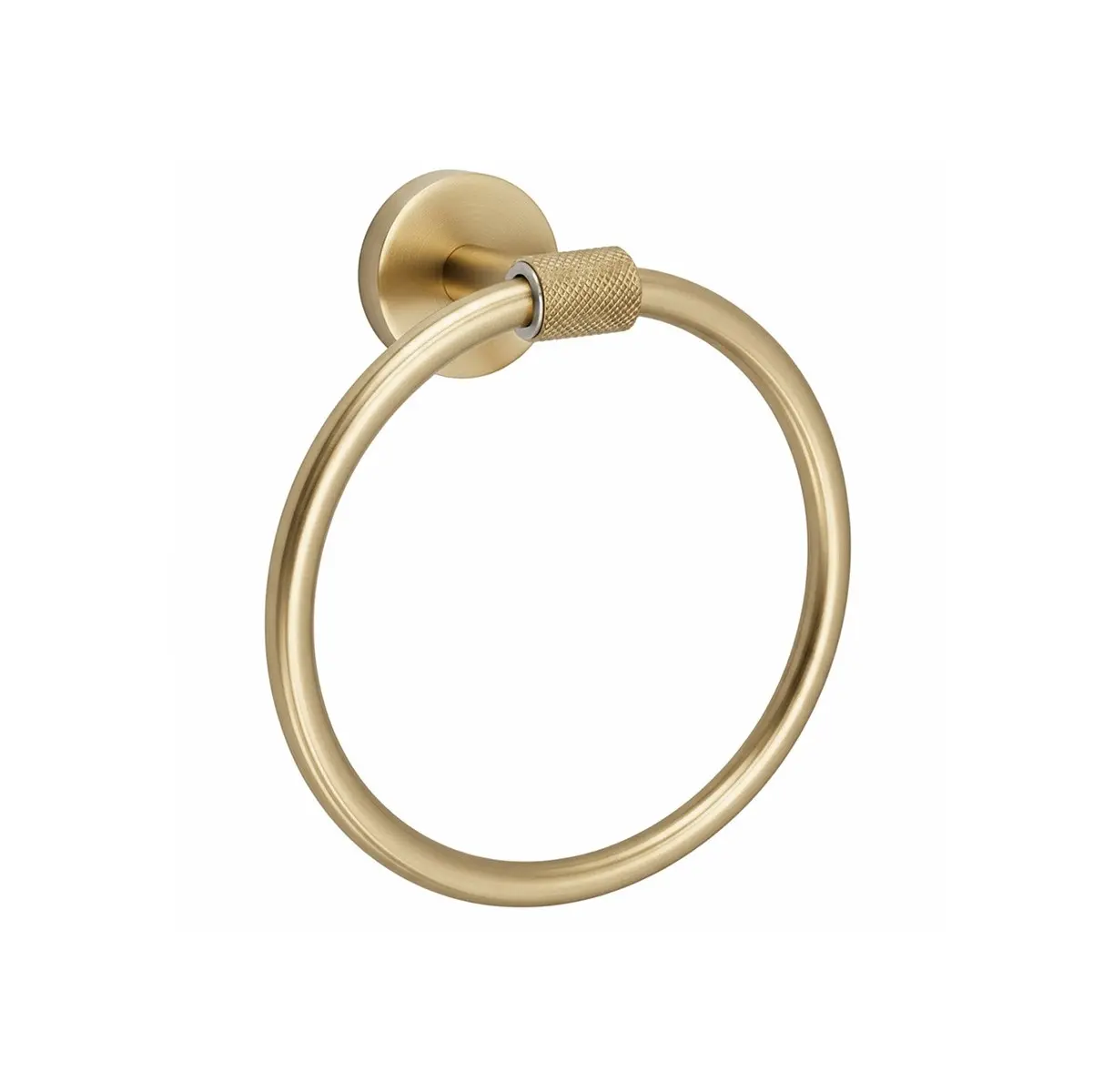 REA Nástěnný věšák na ručníky Galo Ring zlatý