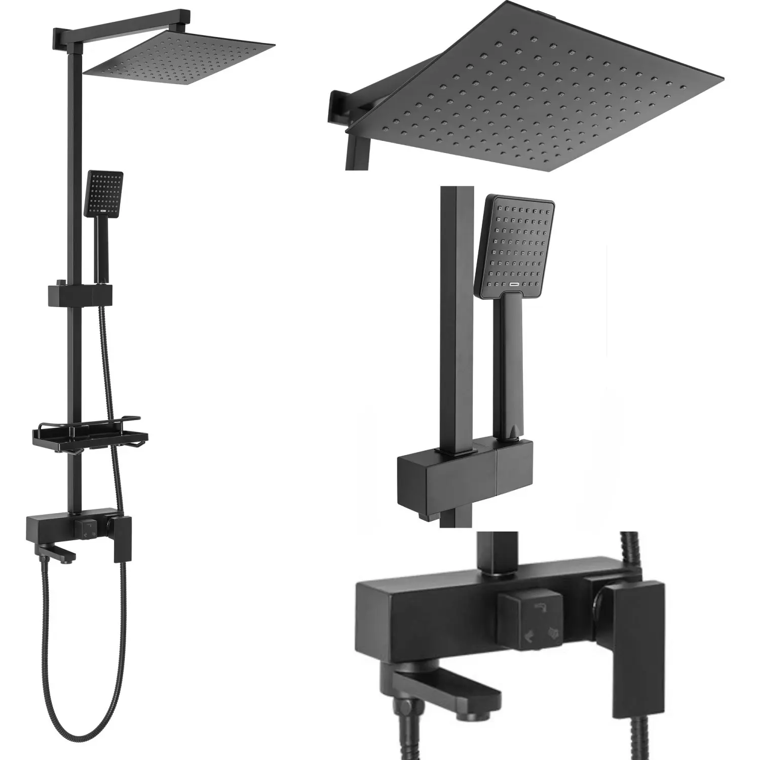 Sprchový set Jack Rea P7009 černý