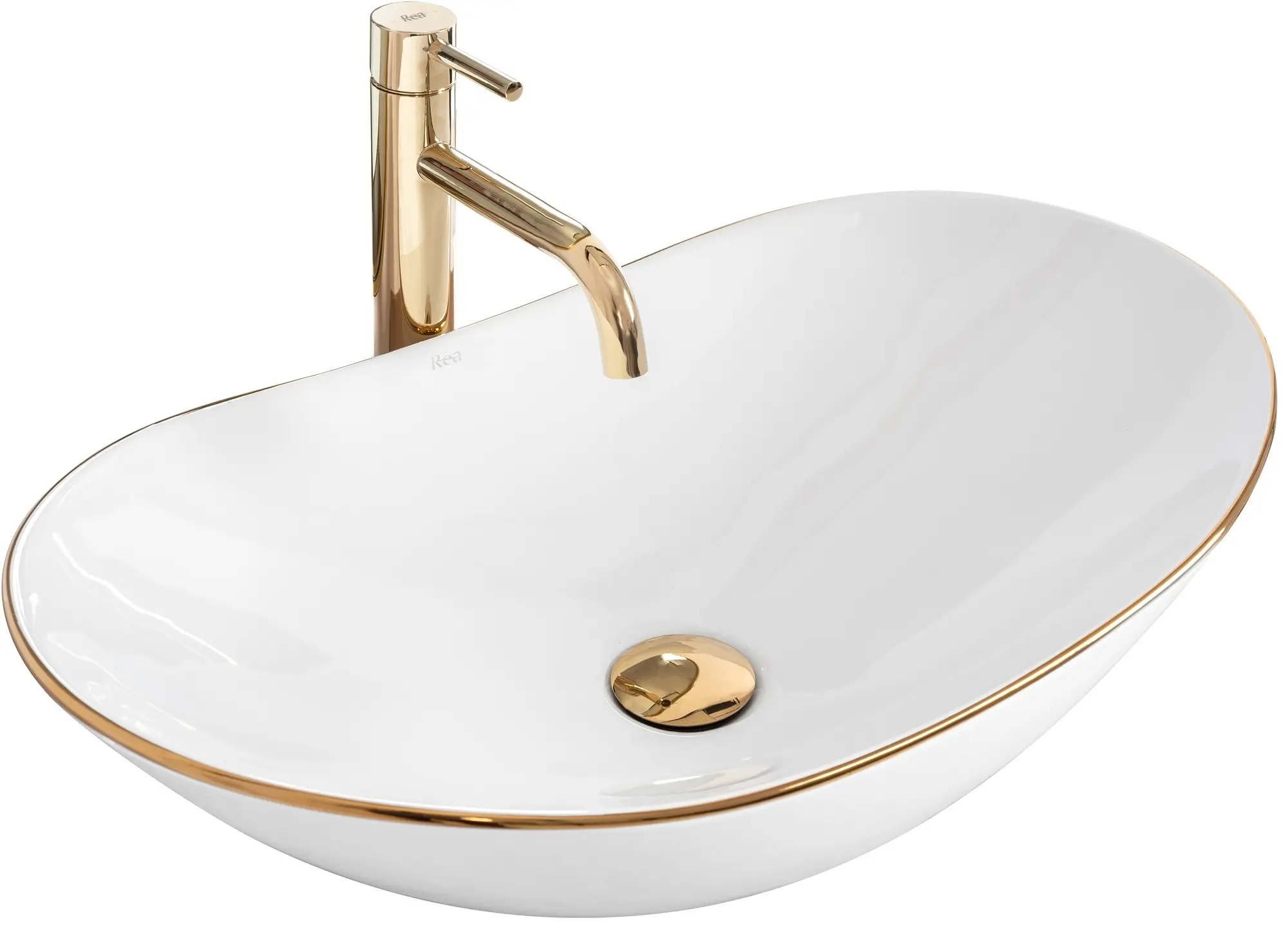 Umyvadlo na desku Royal Gold Edge