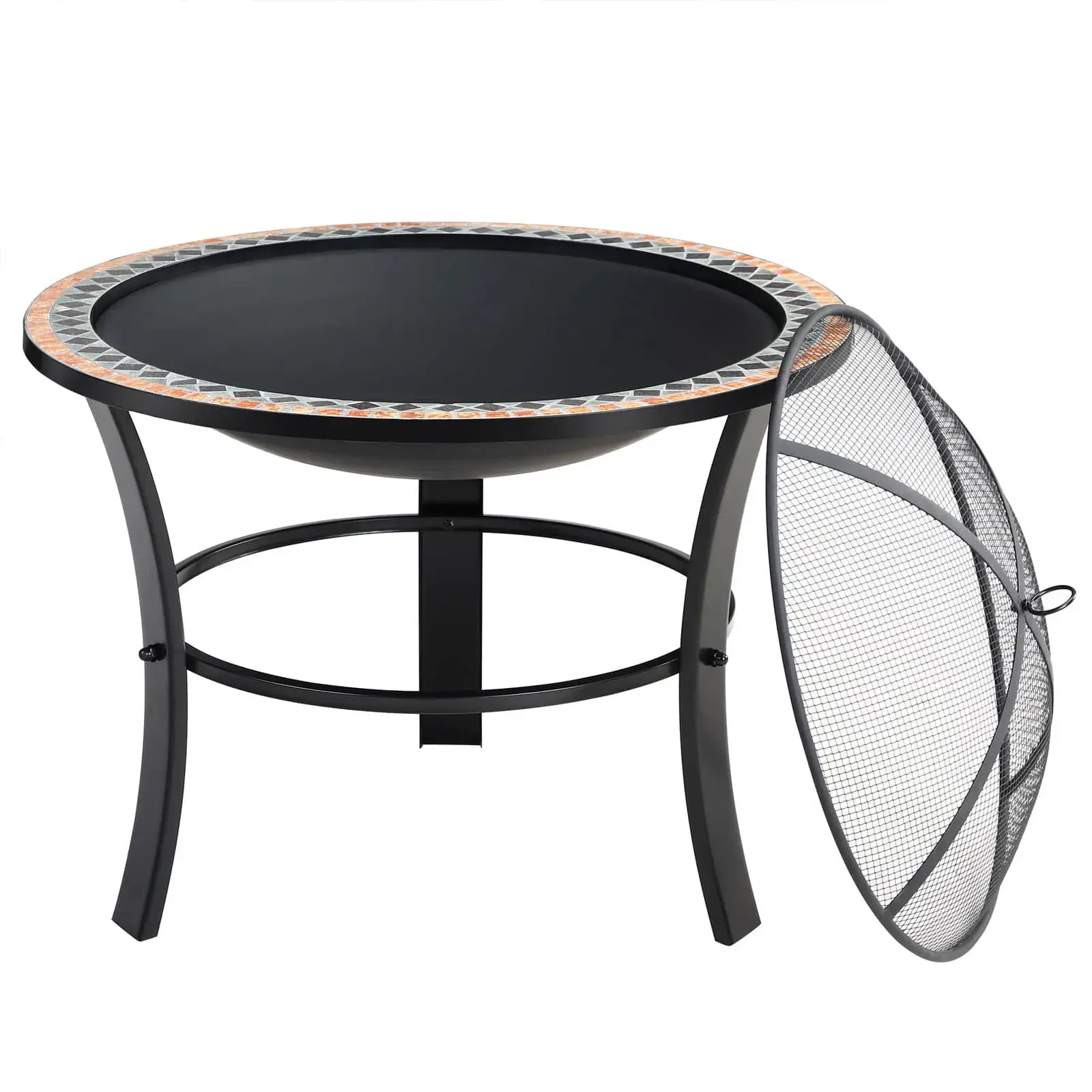 DB Garden Zahradní ohniště Porter 76 cm černé