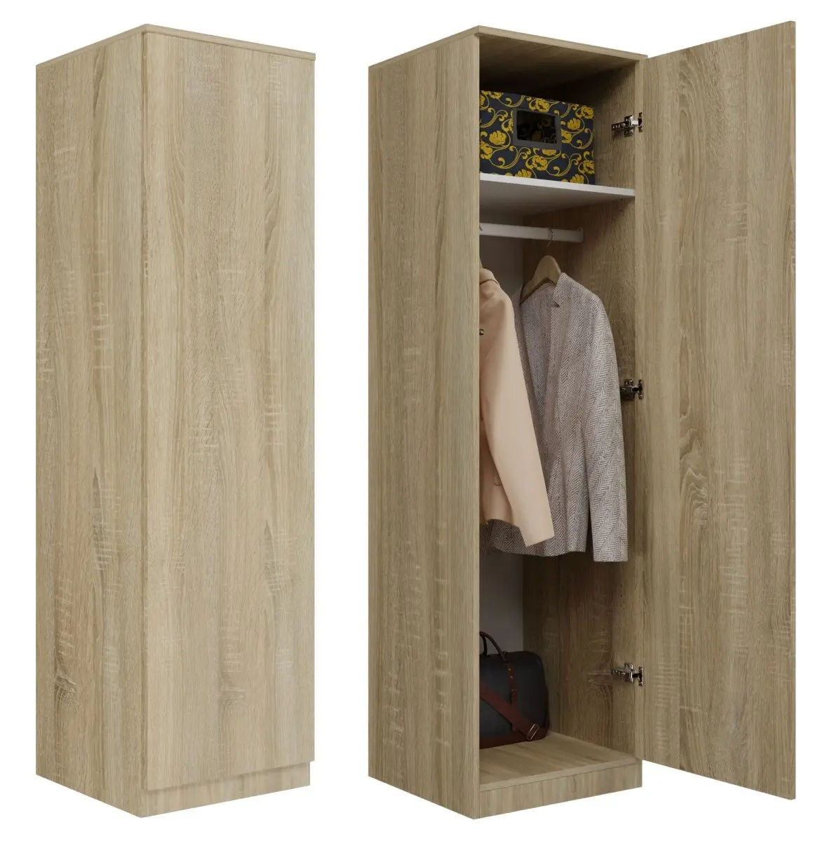 TP Living Šatní skříň Malva 50 cm dub sonoma
