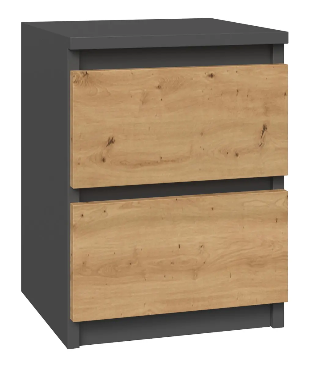 TP Living Noční stolek MALWA M2 dub artisan / antracit