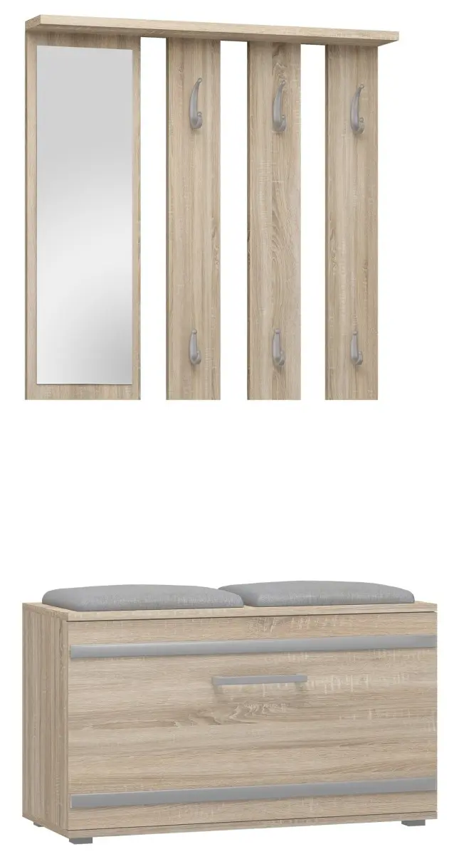 TP Living Předsíňová stěna OPAL II dub