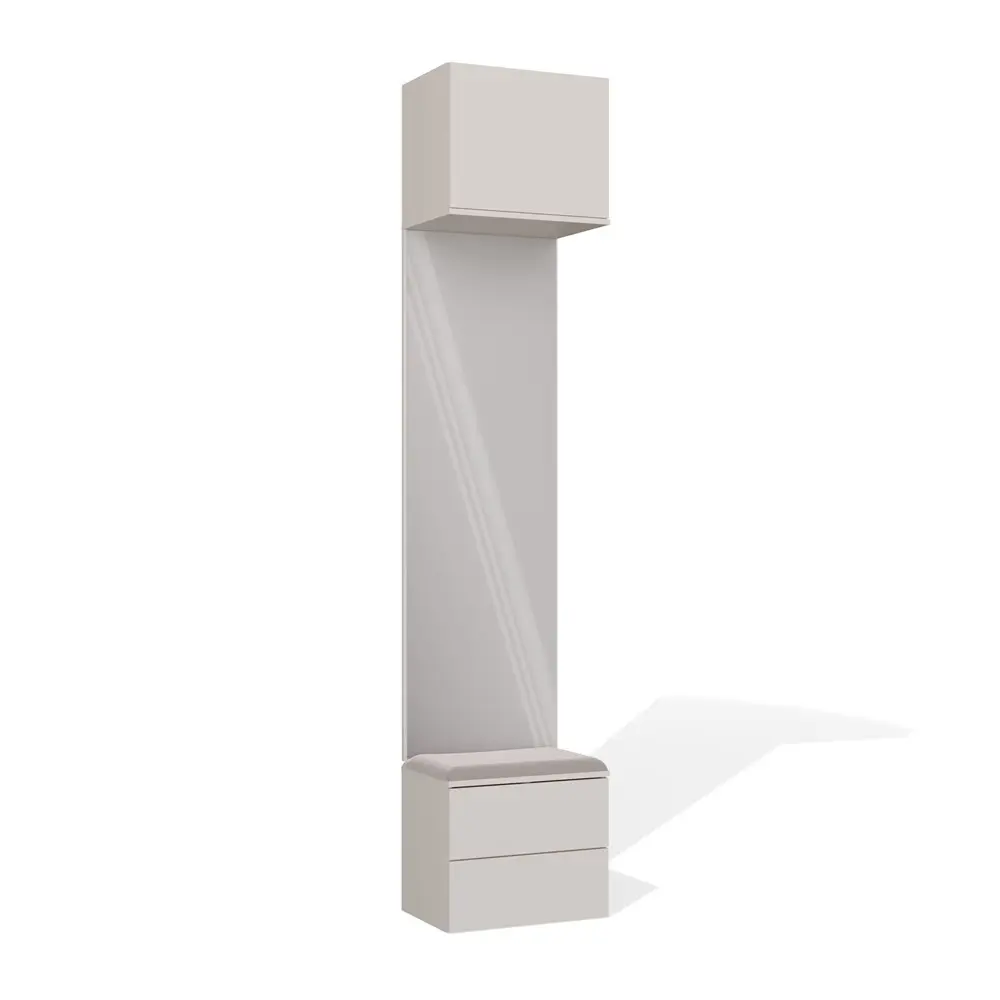TP Living Předsíňová stěna se zrcadlem Haga 1L2S 50 cm kašmír