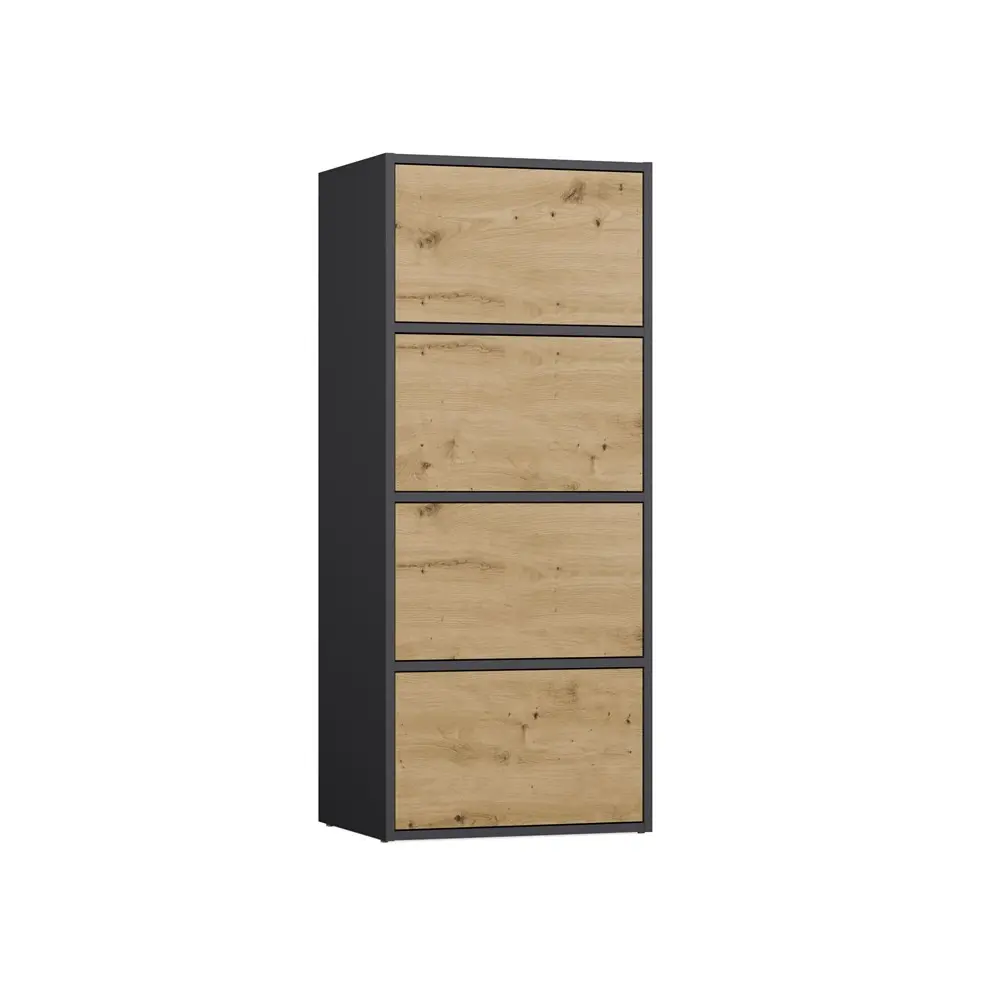 TP Living Komoda Alma 50 cm antracit/dub artisan
