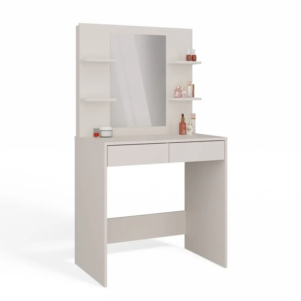 TP Living Toaletní stolek Marina 81 cm se zrcadlem kašmírový