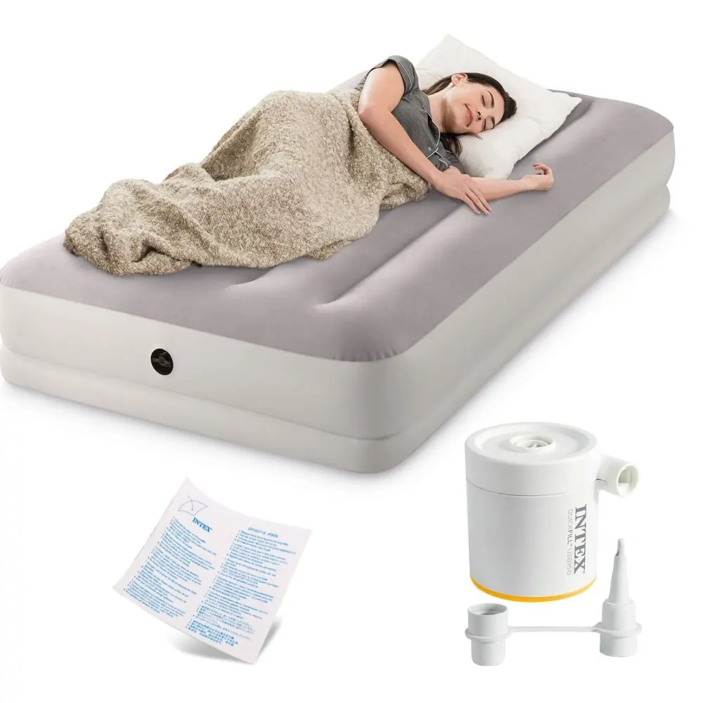 Nafukovací matrace INTEX 64177 191x99 cm šedá