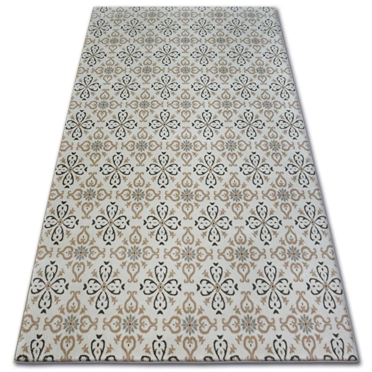 Dywany Lusczow Kusový koberec ARGENT - W4949 květiny krémový, velikost 160x220
