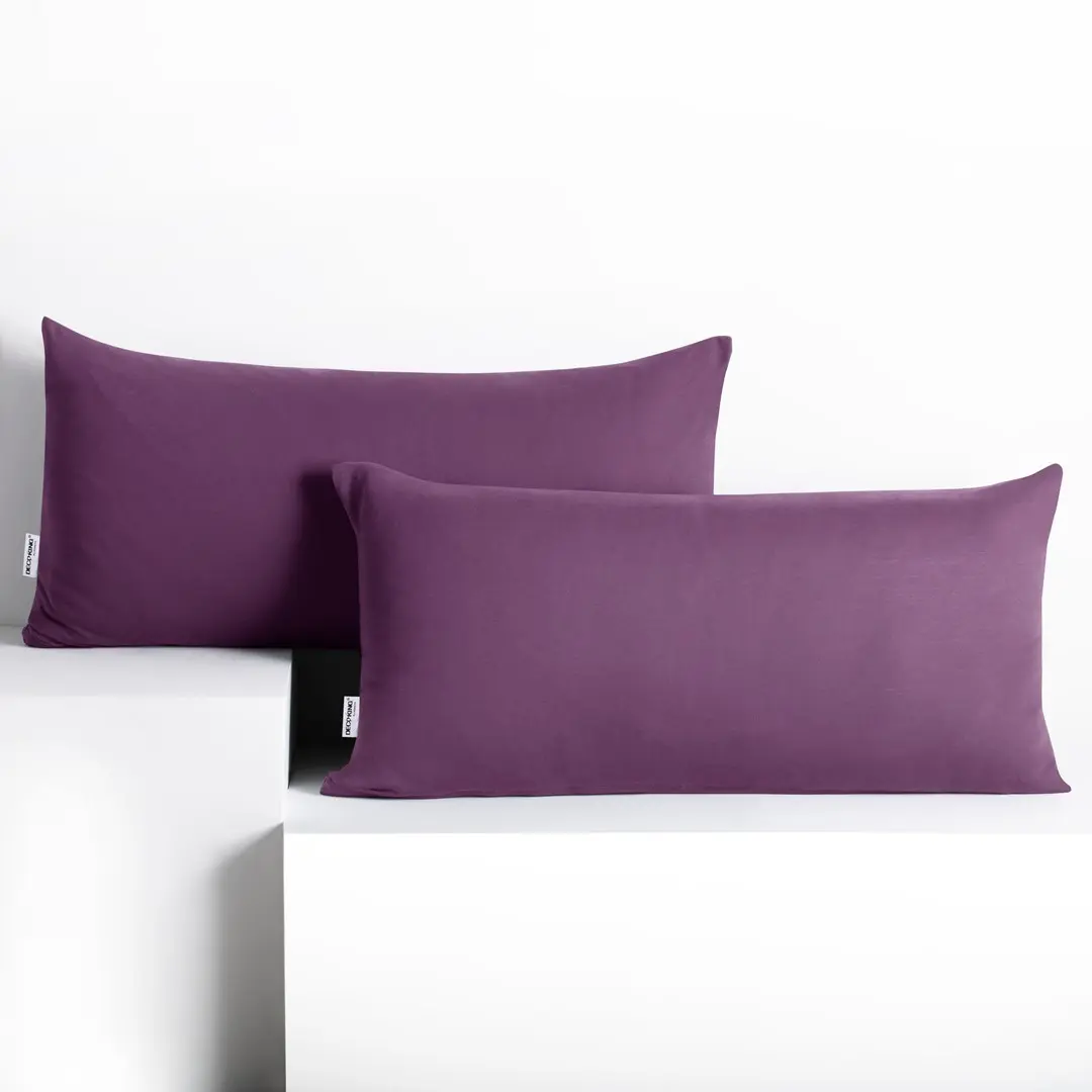 Restilo Povlaky na polštáře DecoKing Amber III švestkové, velikost 40x80*2