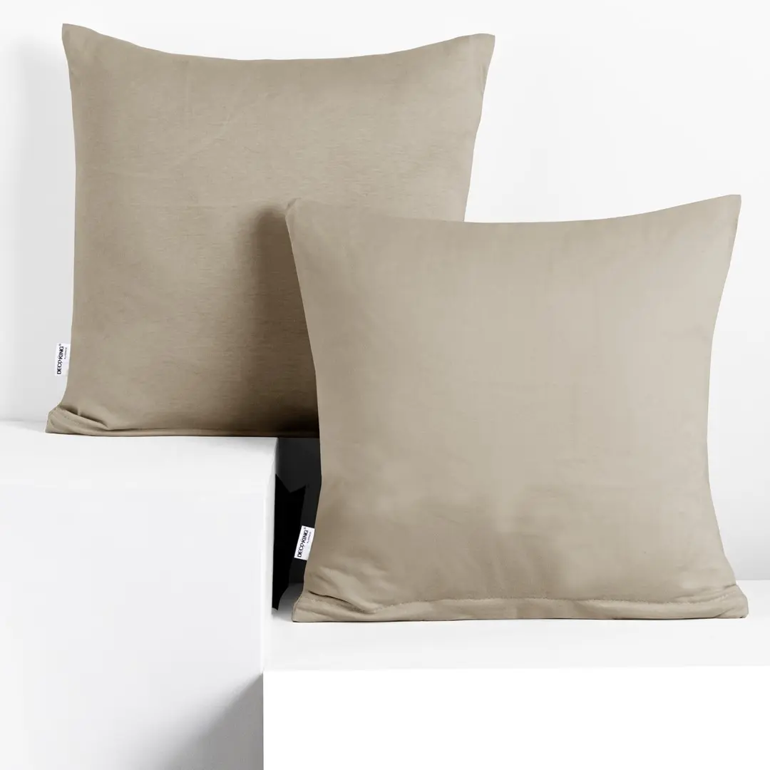 Sada 2 povlaků na polštář Decoking Terro cappuccino, velikost 50x50*2