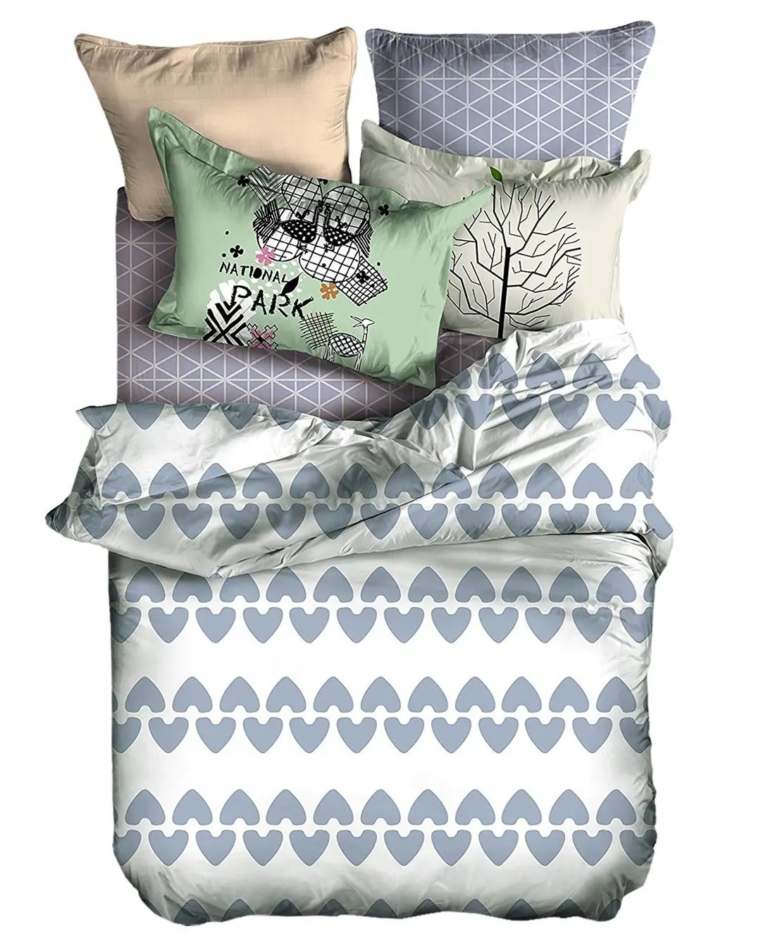 Restilo Povlečení z mikrovlákna DecoKing Basic Narnia, velikost 155x220+80x80*1
