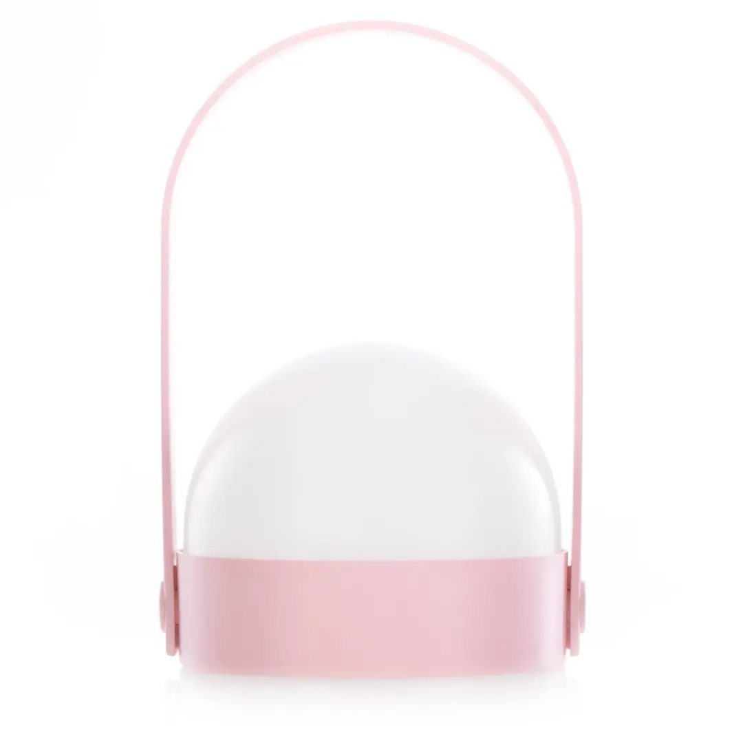 DecoKing Přenosná LED lampa KAMPI růžová