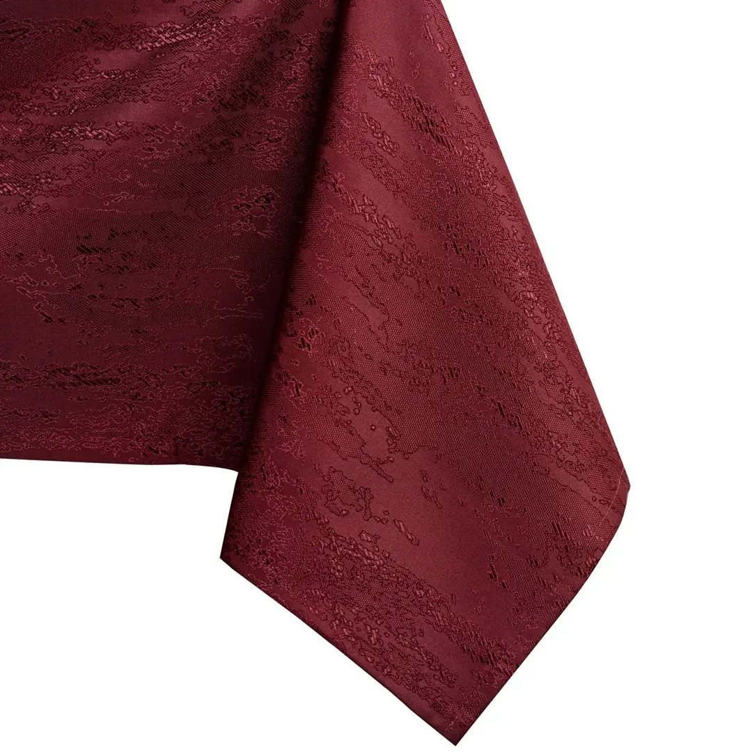 Restilo Kulatý ubrus AmeliaHome VESTA bordó, velikost r140x140