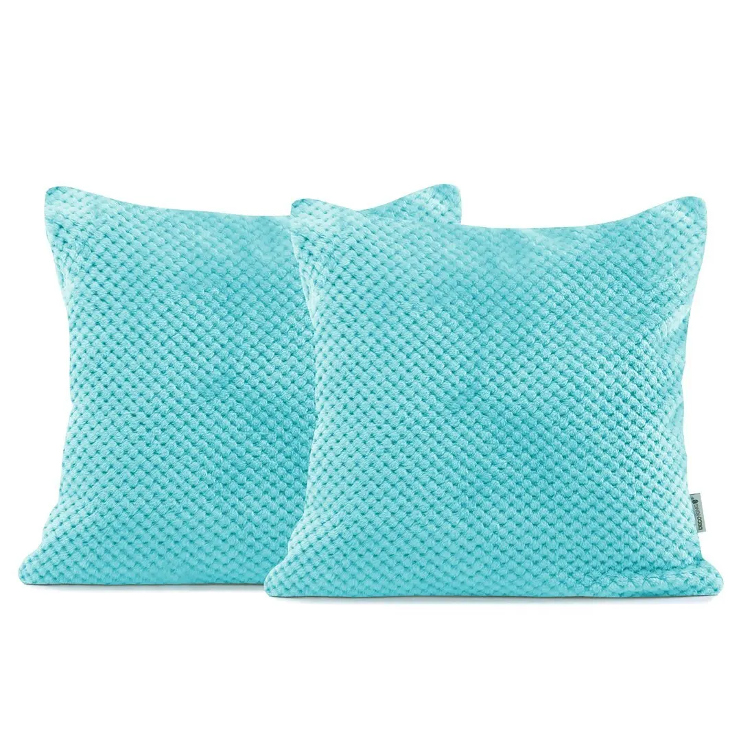 Restilo Povlak na polštář DecoKing HENRY 2 kusy tyrkysový, velikost 45x45*2