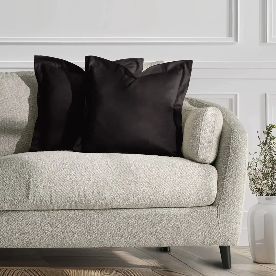 Restilo Povlaky na polštáře AmeliaHome Velvet Side černé, velikost 45x45