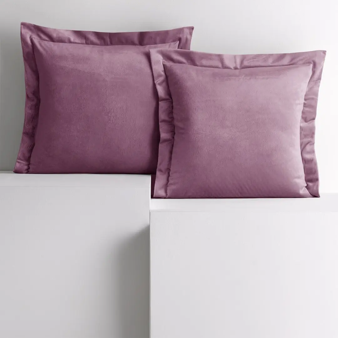 Restilo Povlaky na polštáře AmeliaHome Velvet Side růžové, velikost 45x45