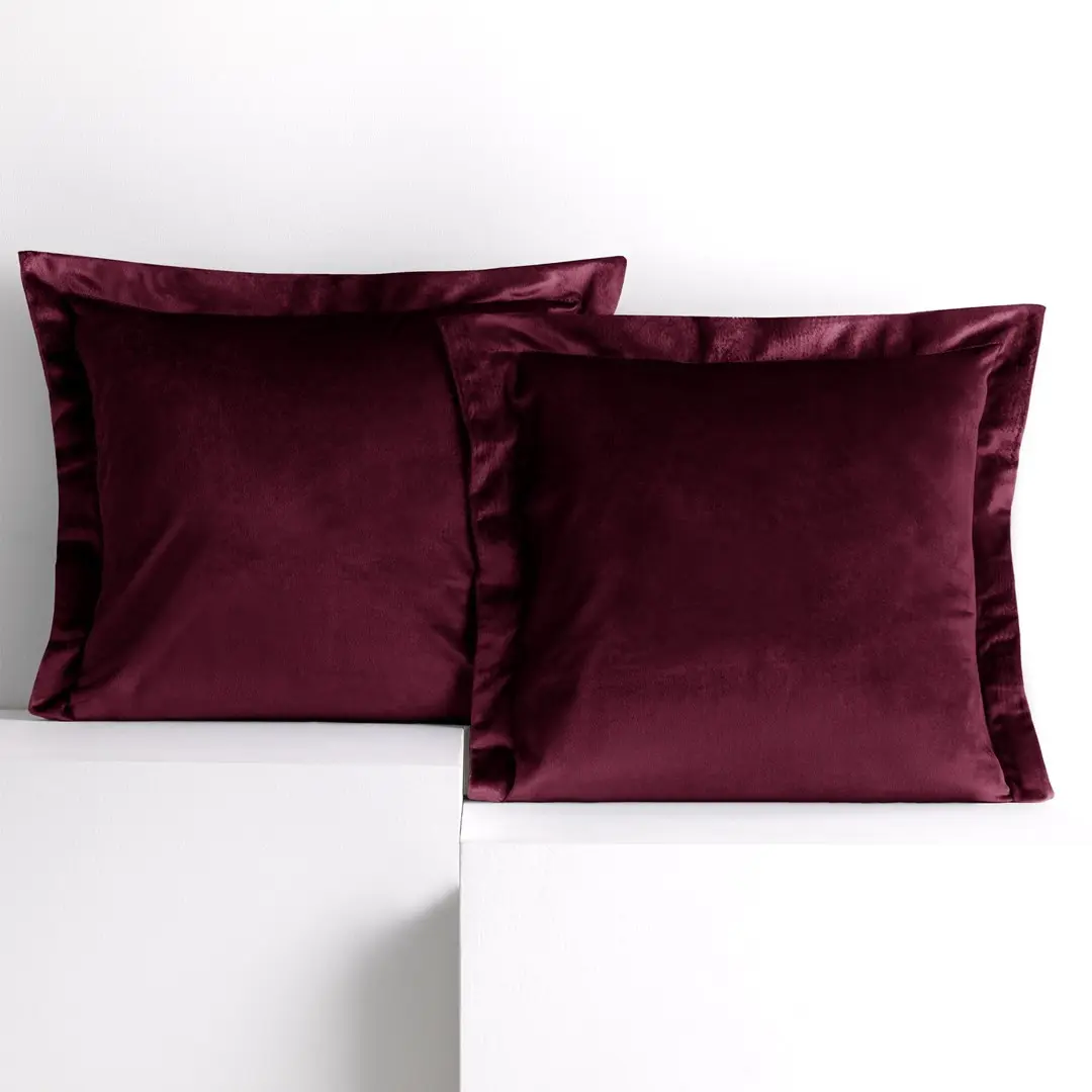 Restilo Sada 2 ks povlaků na polštáře AmeliaHome Velvet Side červená, velikost 45x45