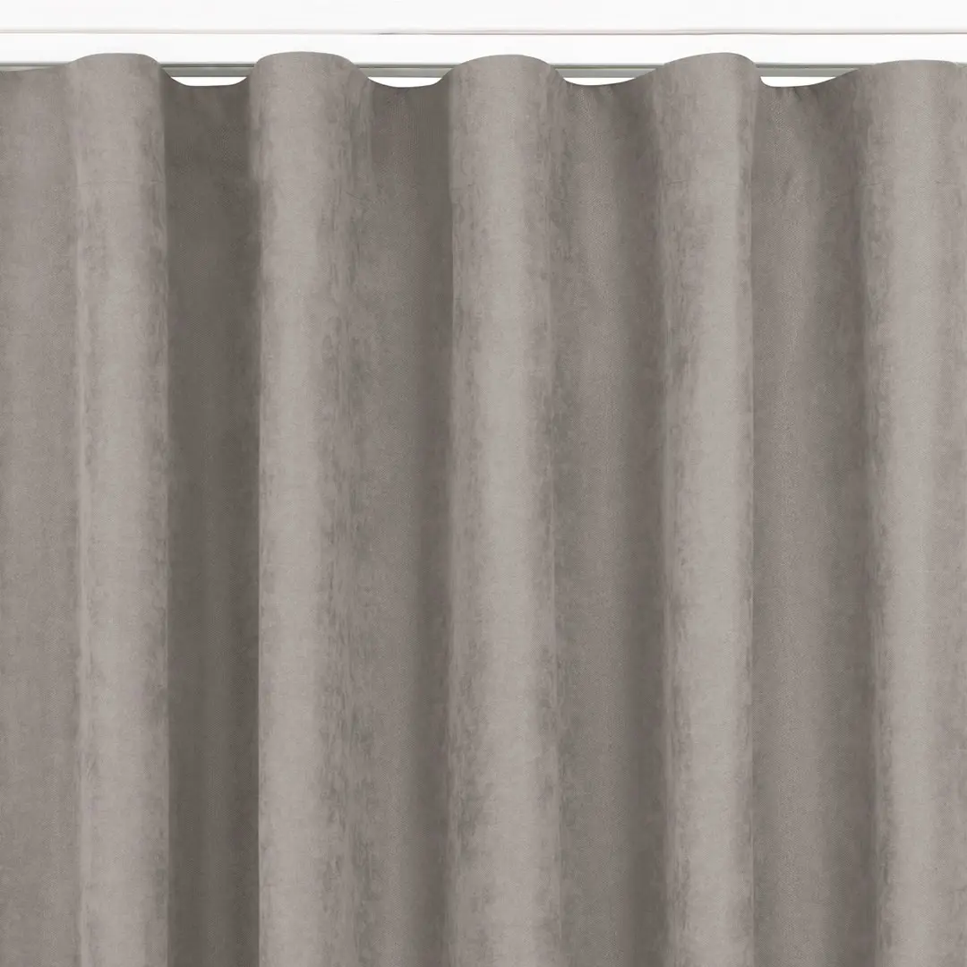 Filumi Závěs MILANA s řasící páskou Wave 7 cm cappuccino, velikost 220x225