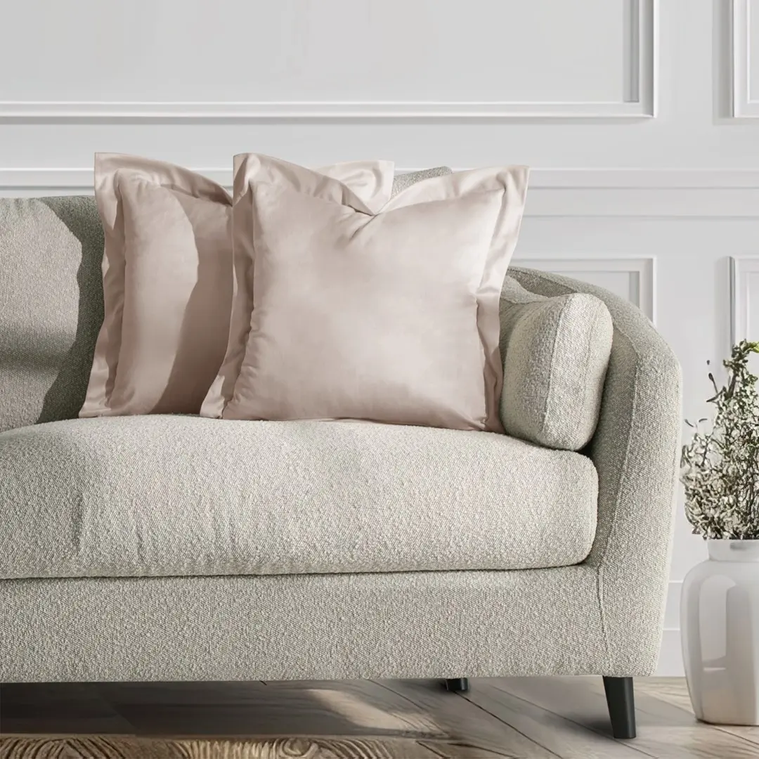 Restilo Povlaky na polštáře AmeliaHome Velvet Side světle béžové, velikost 50x70