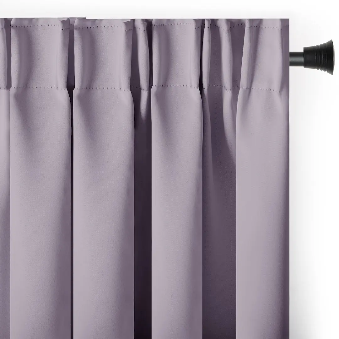 Restilo Závěs Blackout s multifunkční páskou světle fialový, velikost 140x300