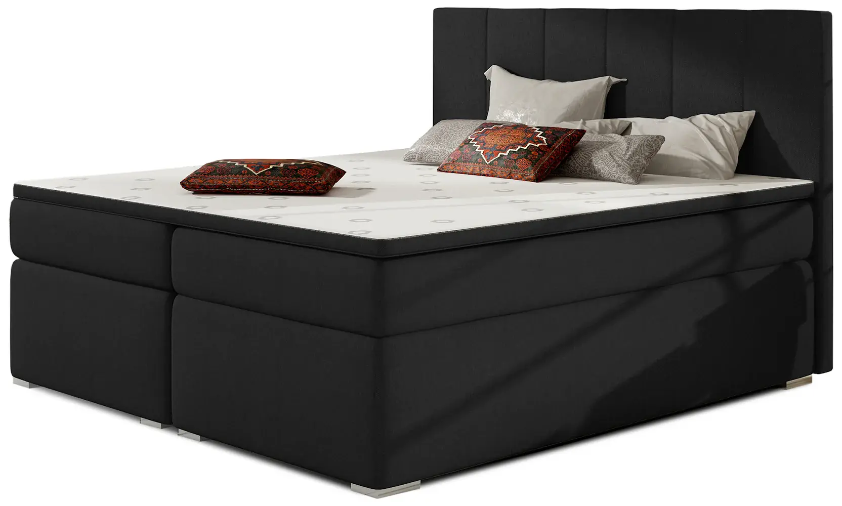 Artelta Manželská postel BOLERO Boxspring | 180 x 200 cm Bolero barva: Sawana 14, Bolero rozměr: 180x200 cm