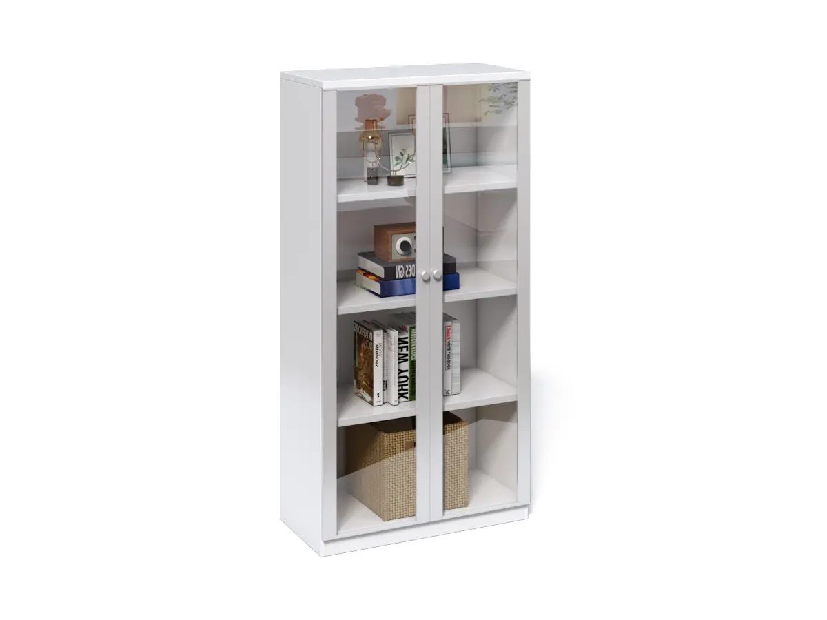Kancelářská knihovna Houseland Prime Core 01 80 cm bílá