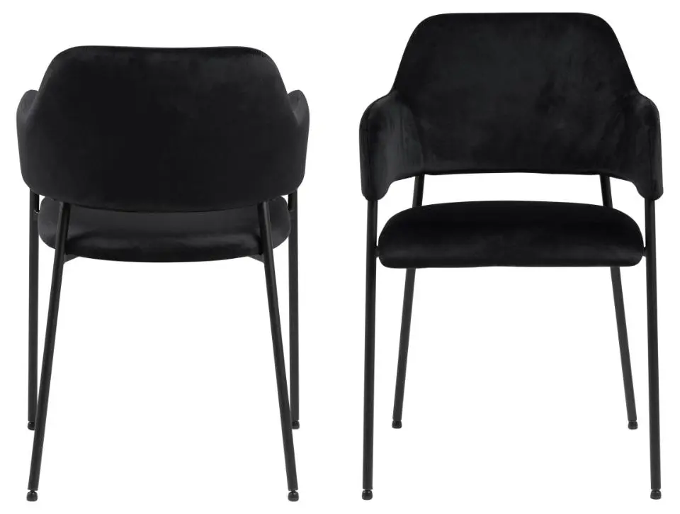 Actona Designová židle Lima černá