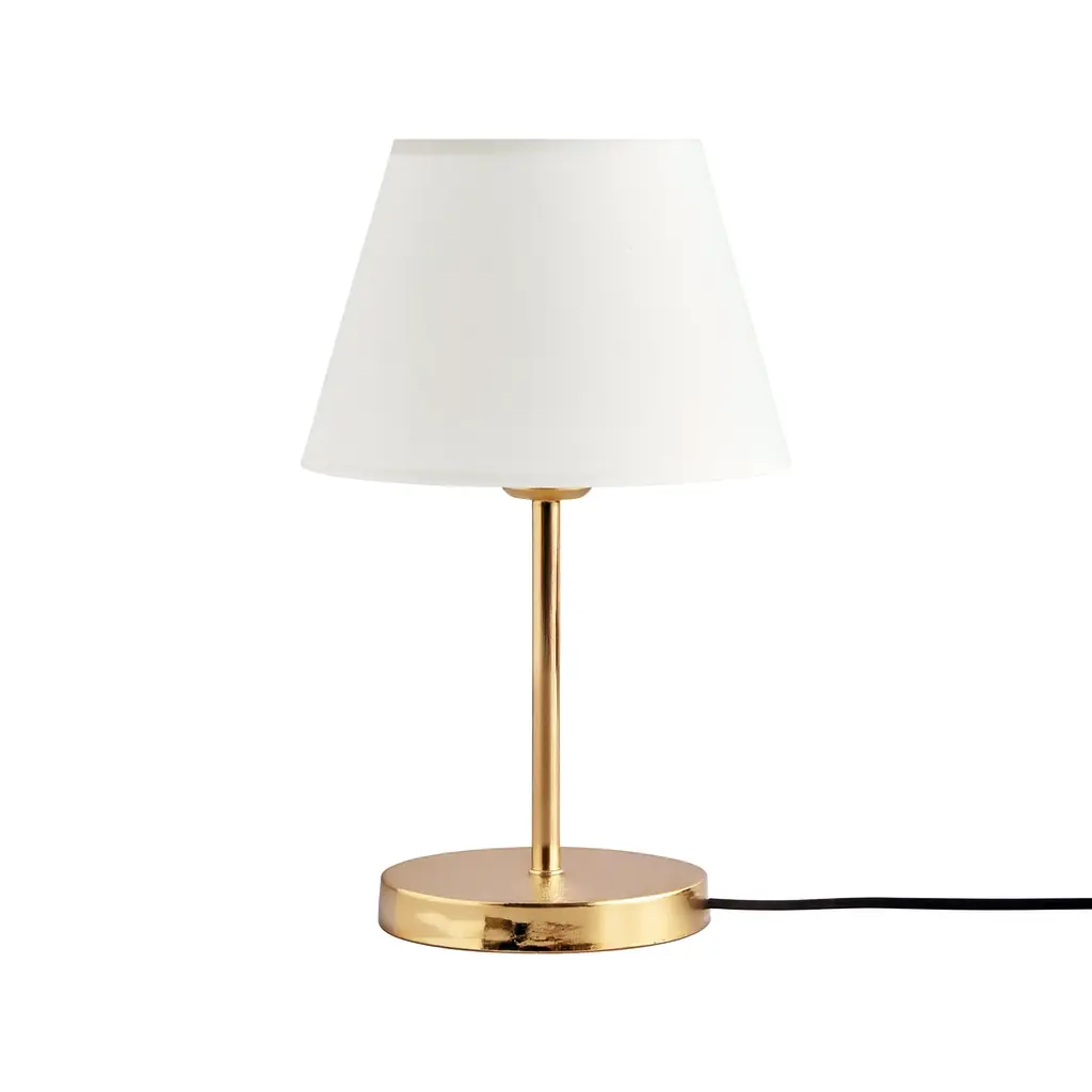 Opviq Stolní lampa Shade II bílá/zlatá