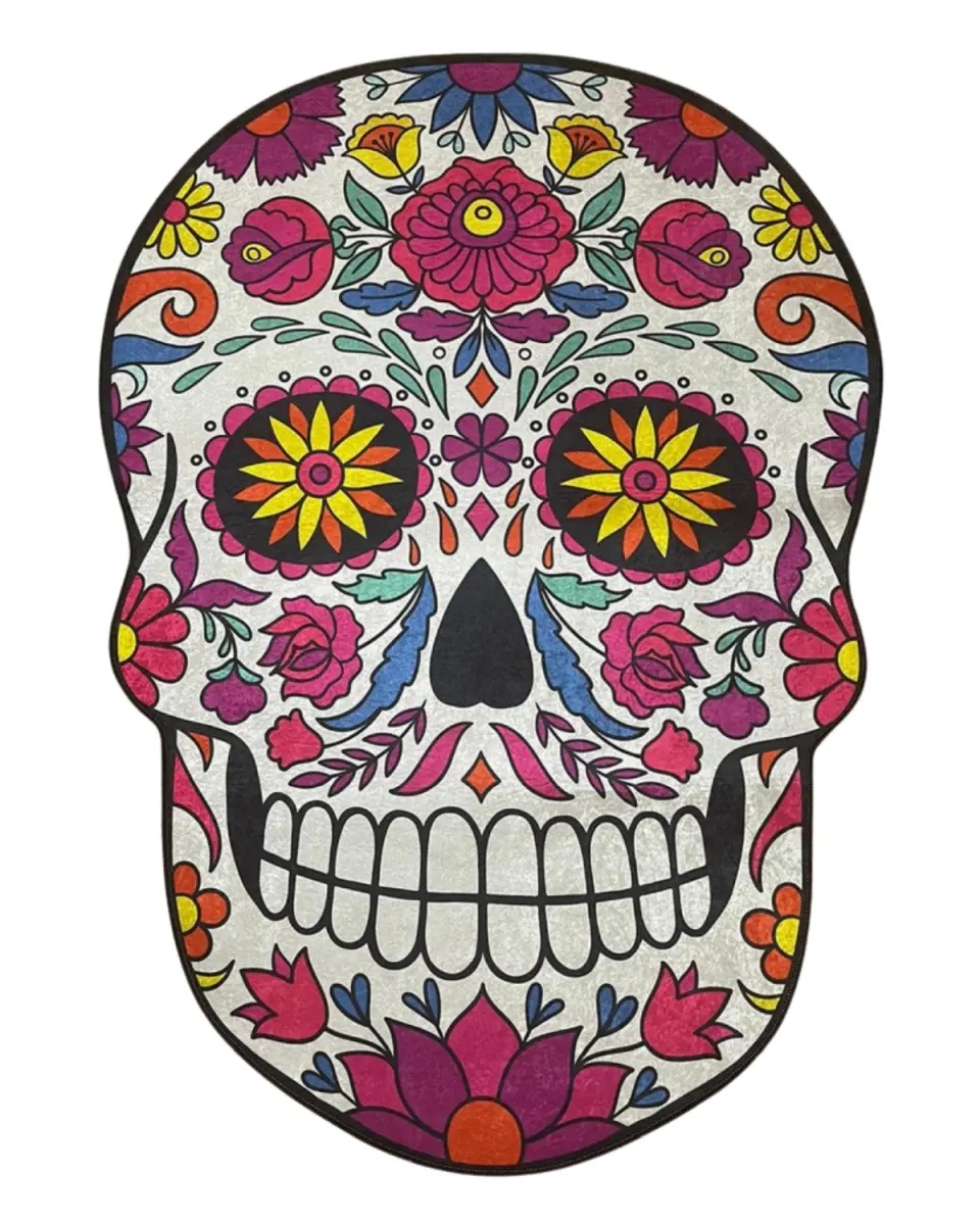 L'essentiel Koupelnová předložka SKULL 80x120 cm vícebarevná