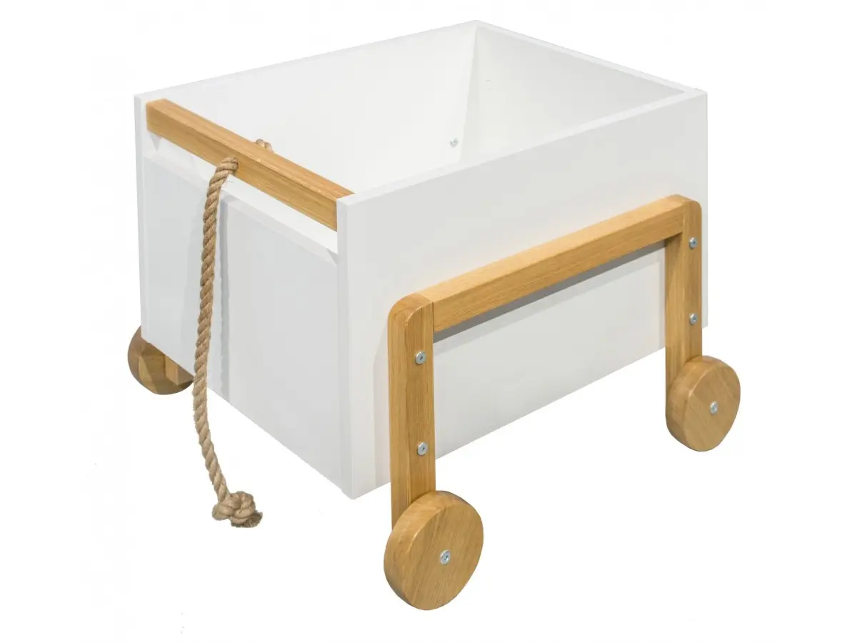 Kocot kids Dětský úložný box Victor 60 cm bílý