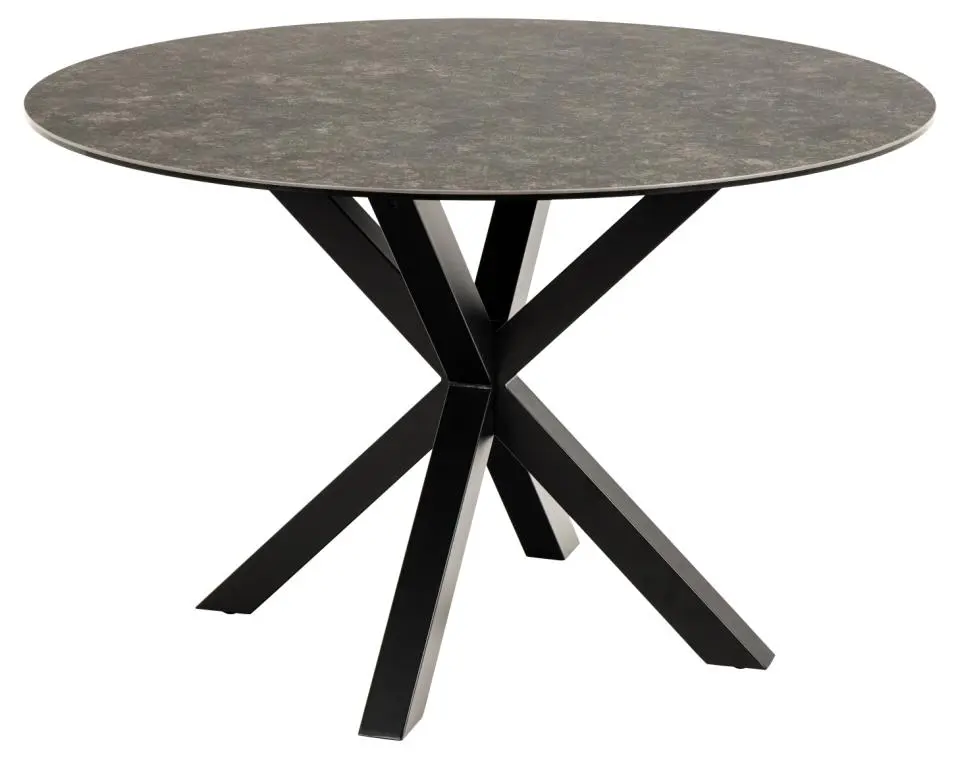 Actona Kulatý jídelní stůl Heaven 120 cm černý mramor