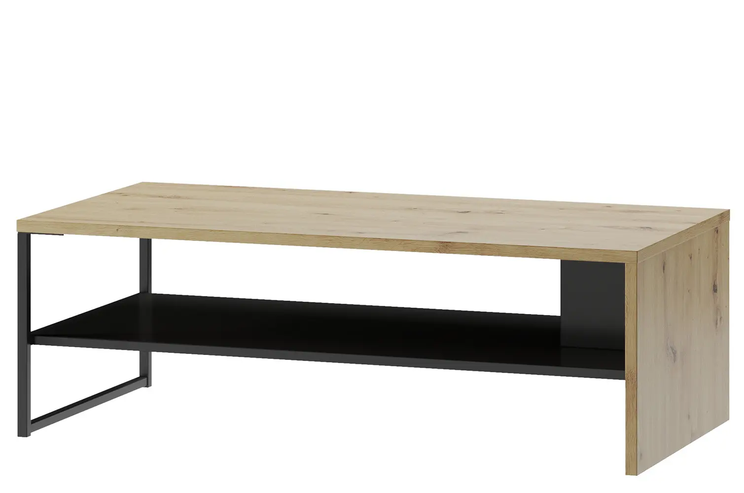 Szynaka Konferenční stolek Lucas II 41 120 cm dub Artisan/černý
