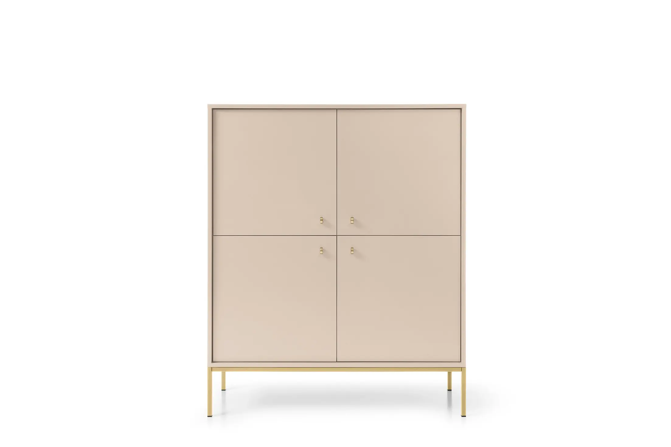 Piaski Komoda Mono II 104 cm béžová/zlatá
