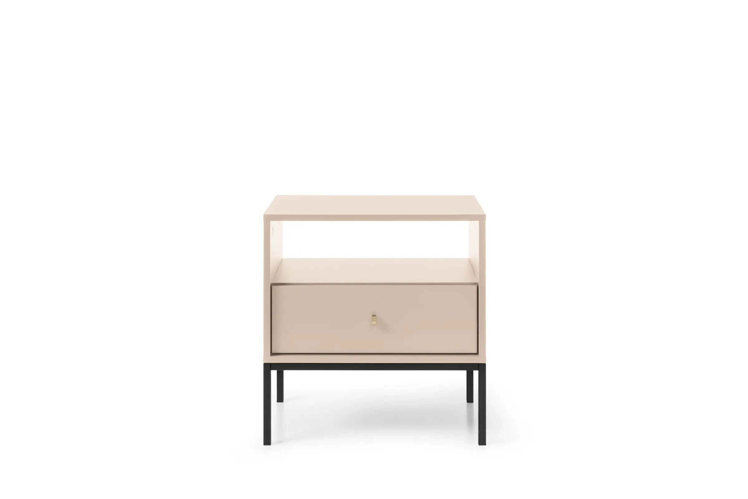 Piaski Noční stolek Mono II 54 cm béžový/černý
